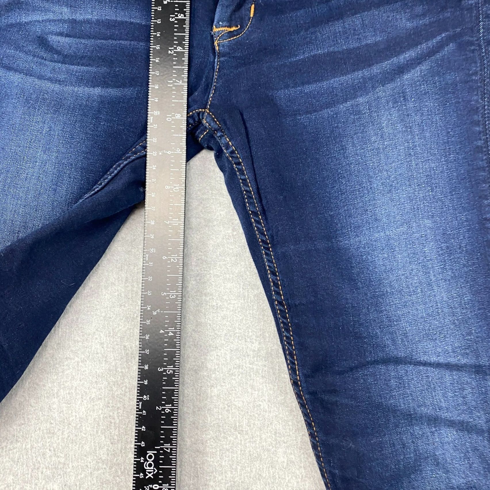 Hudson Hudson Collin Skinny Jeans Womens 26 Blue Low Rise Distress Stretch Denim Size 26" / US 2 / IT 38 - 5 Thumbnail