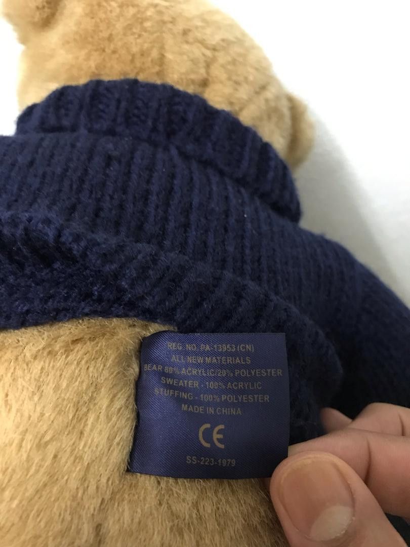 Polo Ralph Lauren POLO RALPH LAUREN 2008 STUFFED ANIMAL PLUSH THE BEAR VINTAGE Size ONE SIZE - 8 Thumbnail