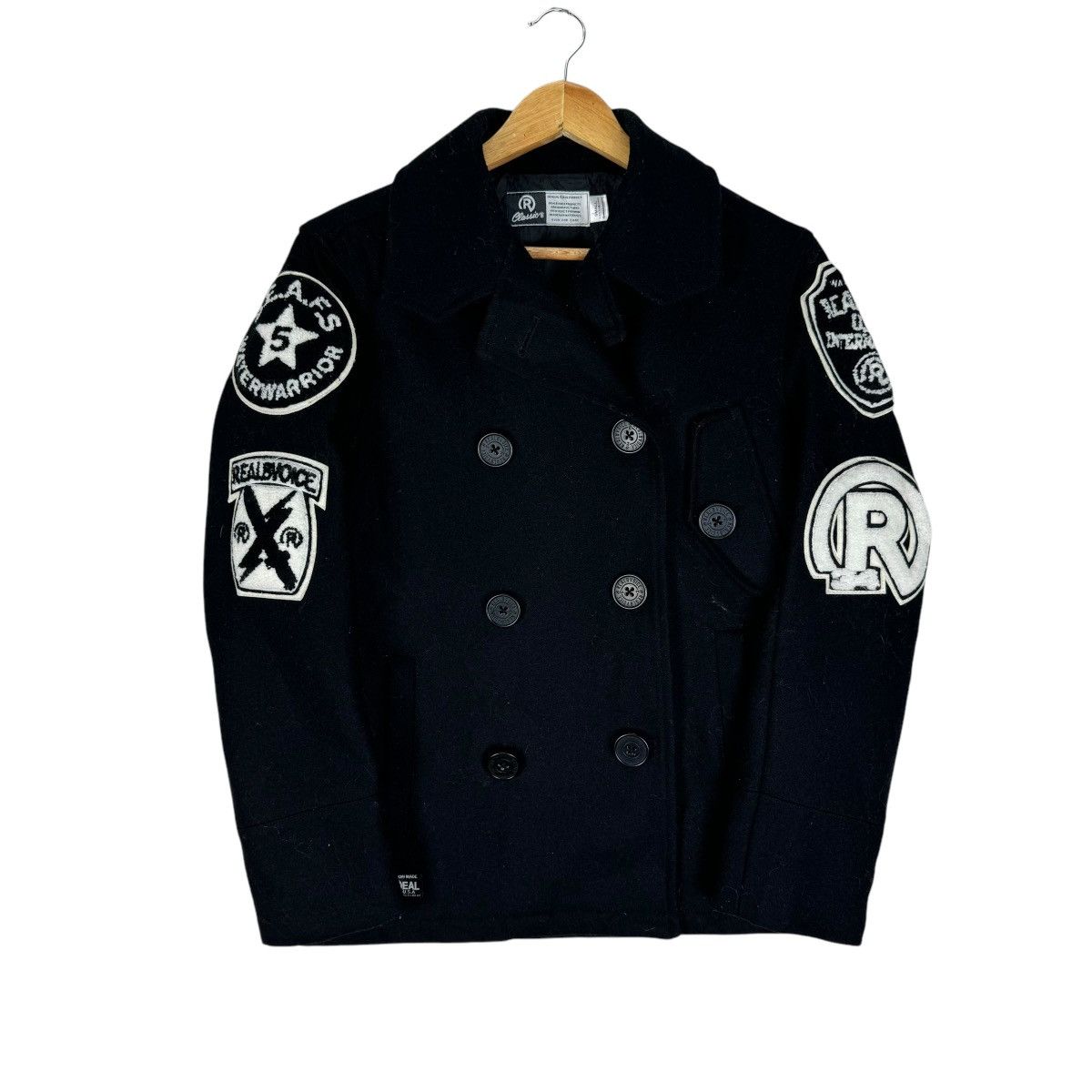 Designer × Japanese Brand ❄️REAL BVOICE JAPAN PEA COAT JACKET Size S / US 4 / IT 40 - 1 Thumbnail