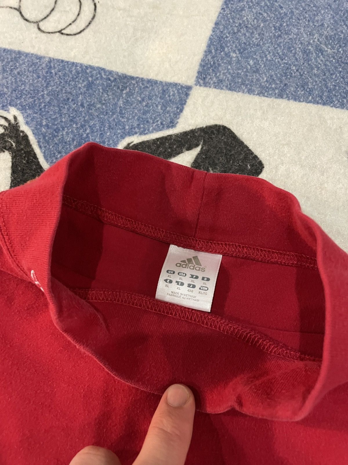 Adidas Vintage Wisconsin badgers mock neck Size US XL / EU 56 / 4 - 3 Thumbnail