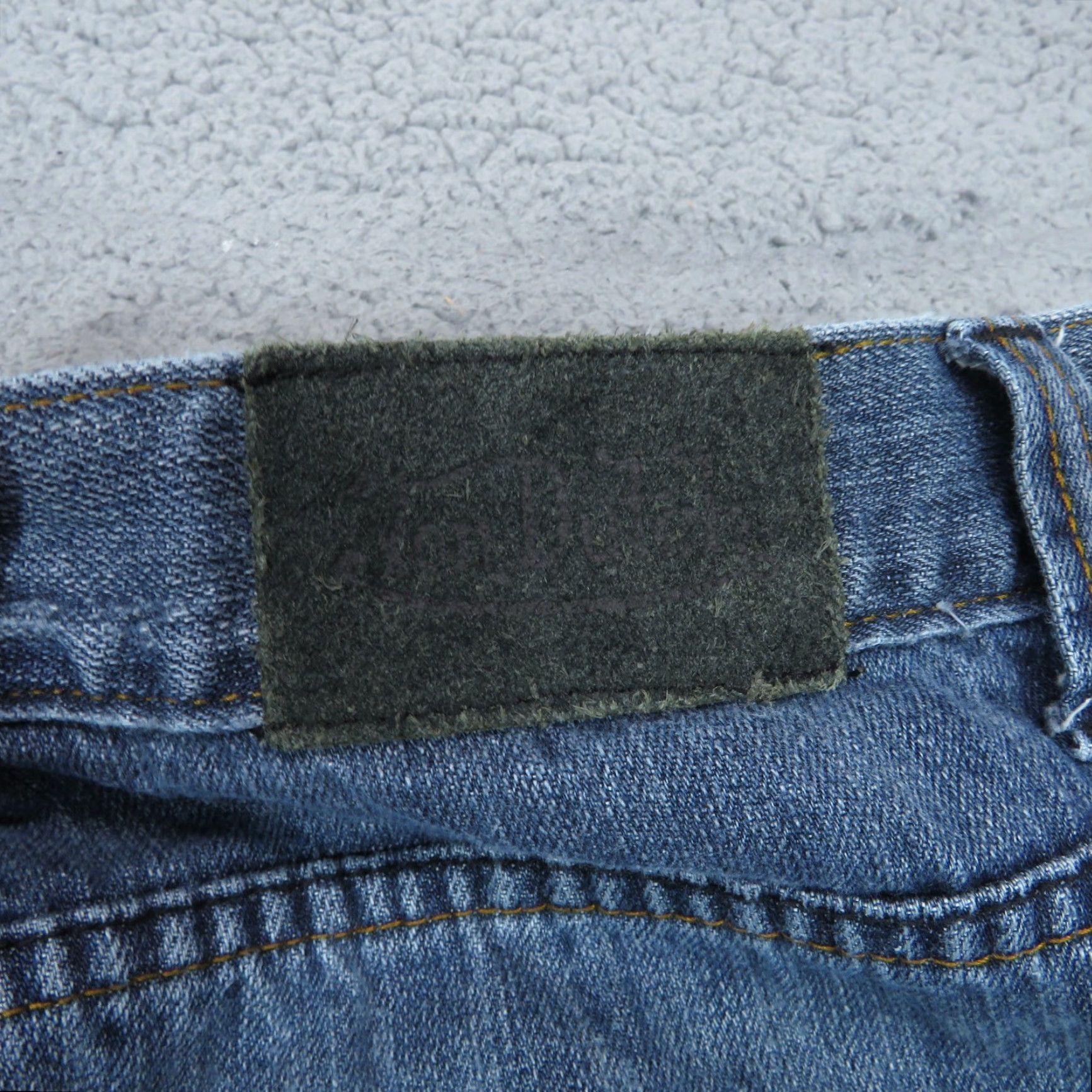 Von Dutch VINTAGE Von Dutch Jeans Mens 36x34 Wide Leg Relaxed Y2K Baggy Blue Button Fly Denim Shirt? Size US 36 / EU 52 - 5 Thumbnail