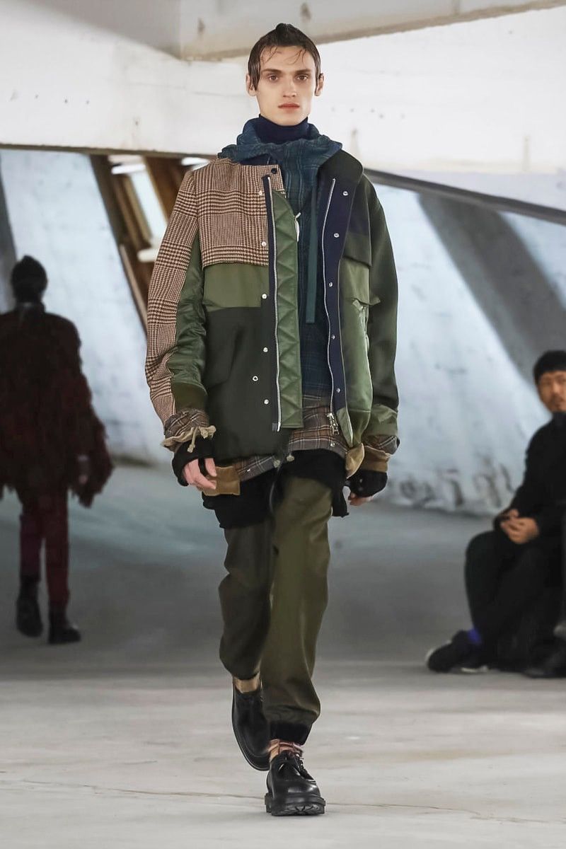 Sacai Sacai Patchwork Military Jacket Kapital Comme des Garcons Size US L / EU 52-54 / 3 - 9 Thumbnail