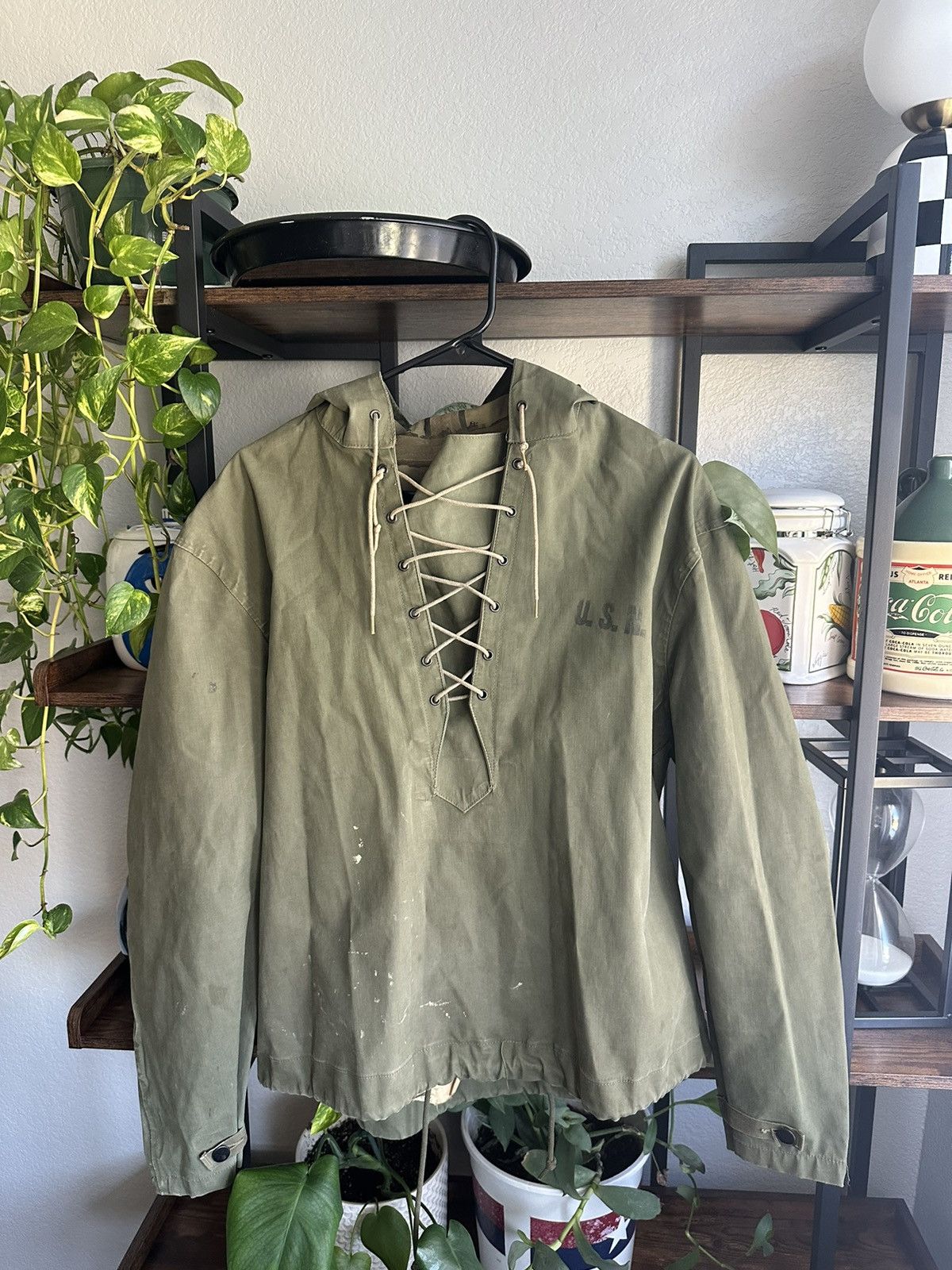 Vintage RARE WWII US Navy Contract NXSX 55552 USN Deck Jacket Size US S / EU 44-46 / 1 - 1 Thumbnail