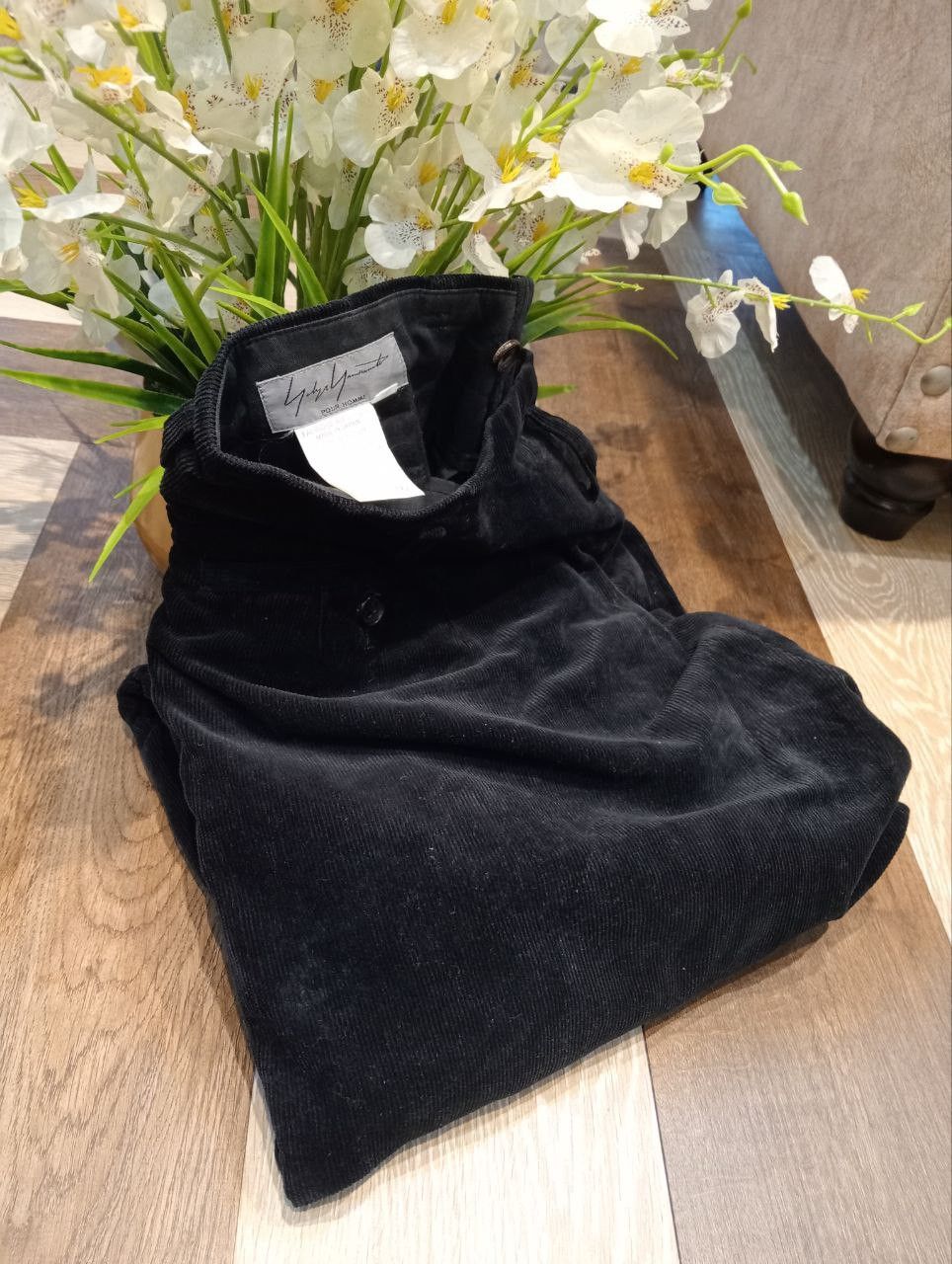 Yohji Yamamoto RARE YOHJI YAMAMOTO POUR HOMME SIGNATURE BAGGY CORDUROY PANT Size US 34 / EU 50 - 1 Thumbnail