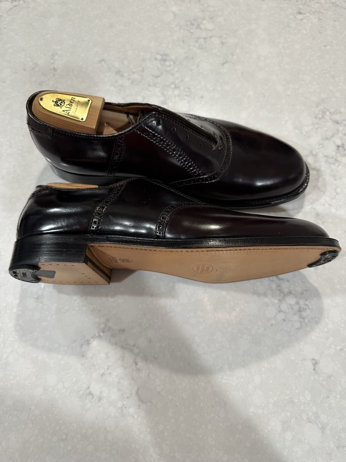 Alden Alden 994 Color 8 Shell Cordovan Saddle Size US 11 / EU 44 - 4 Thumbnail