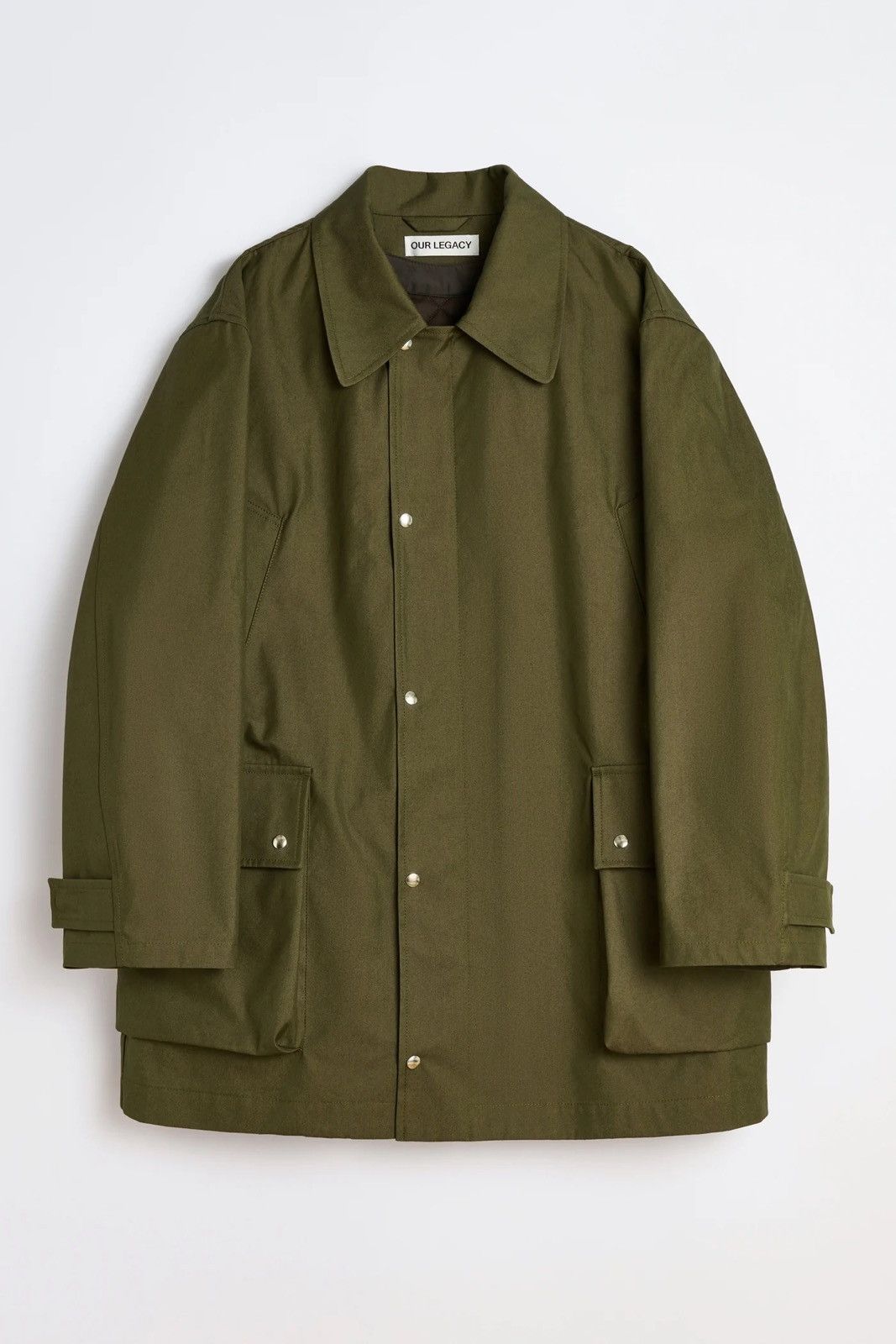 Our Legacy Our Legacy Hunter Jacket - Pine Green Technical Panama Size US XS / EU 42 / 0 - 1 Thumbnail