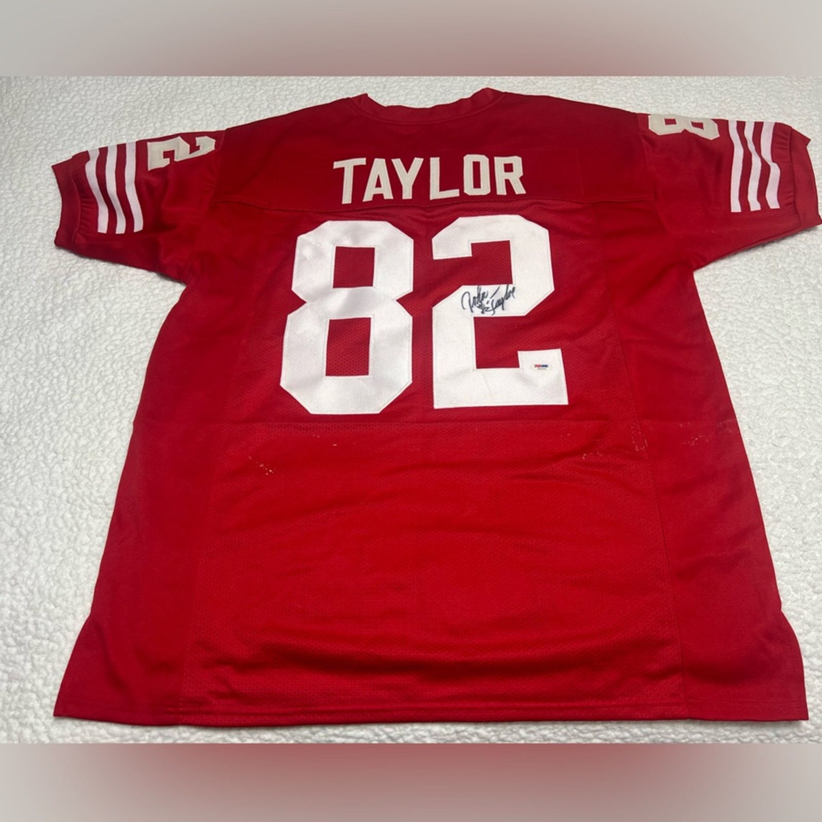 NFL John Taylor Signed Jersey PSA/DNA JSA San Francisco 49ers Size US XL / EU 56 / 4 - 1 Thumbnail