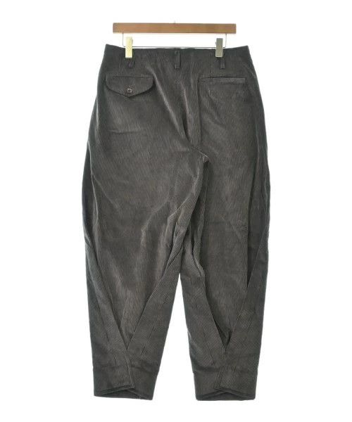 Comme des Garcons Homme Plus Cropped Pants Cotton Zipper Corduroy Pleated Hem Gray Size US 33 - 2 Thumbnail