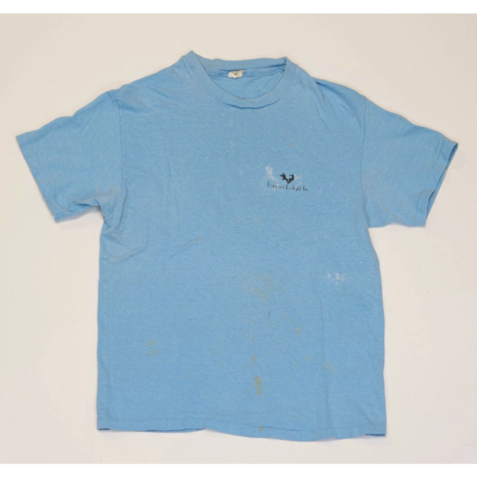Sugar VINTAGE Sugar Hill Gang Rappers Delight The First Rap Tee Shirt blue 70s VTG Single Stitch 19.5 26 Size US L / EU 52-54 / 3 - 4 Thumbnail