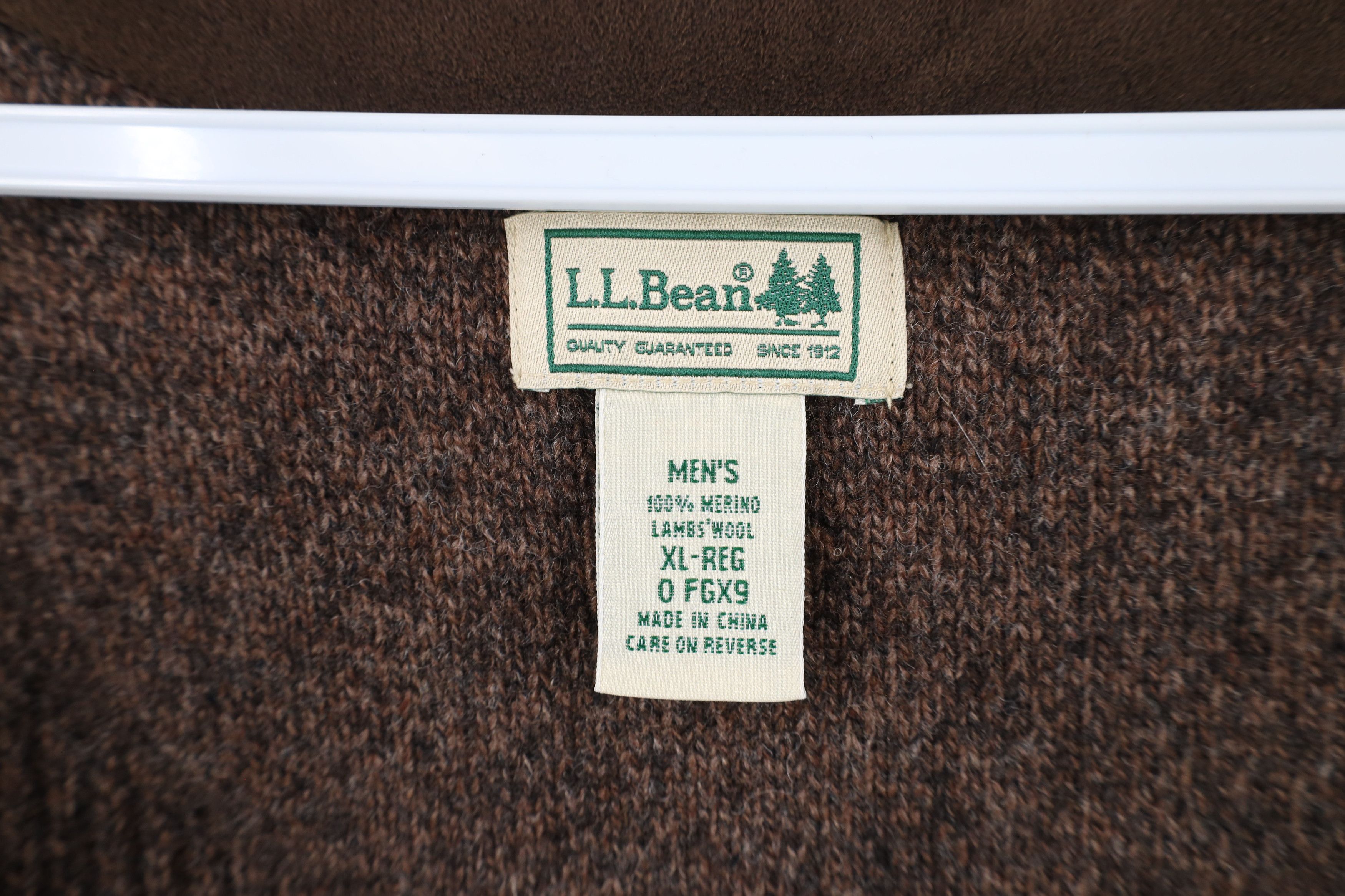 L.L. Bean × Vintage Vintage LL Bean Merino Lambswool Ribbed Knit Sweater Vest Size US XL / EU 56 / 4 - 8 Thumbnail