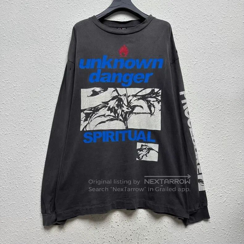 Saint Michael Saint Michael Floral cross graffiti long sleeves Size US XXL / EU 58 / 5 - 1 Thumbnail