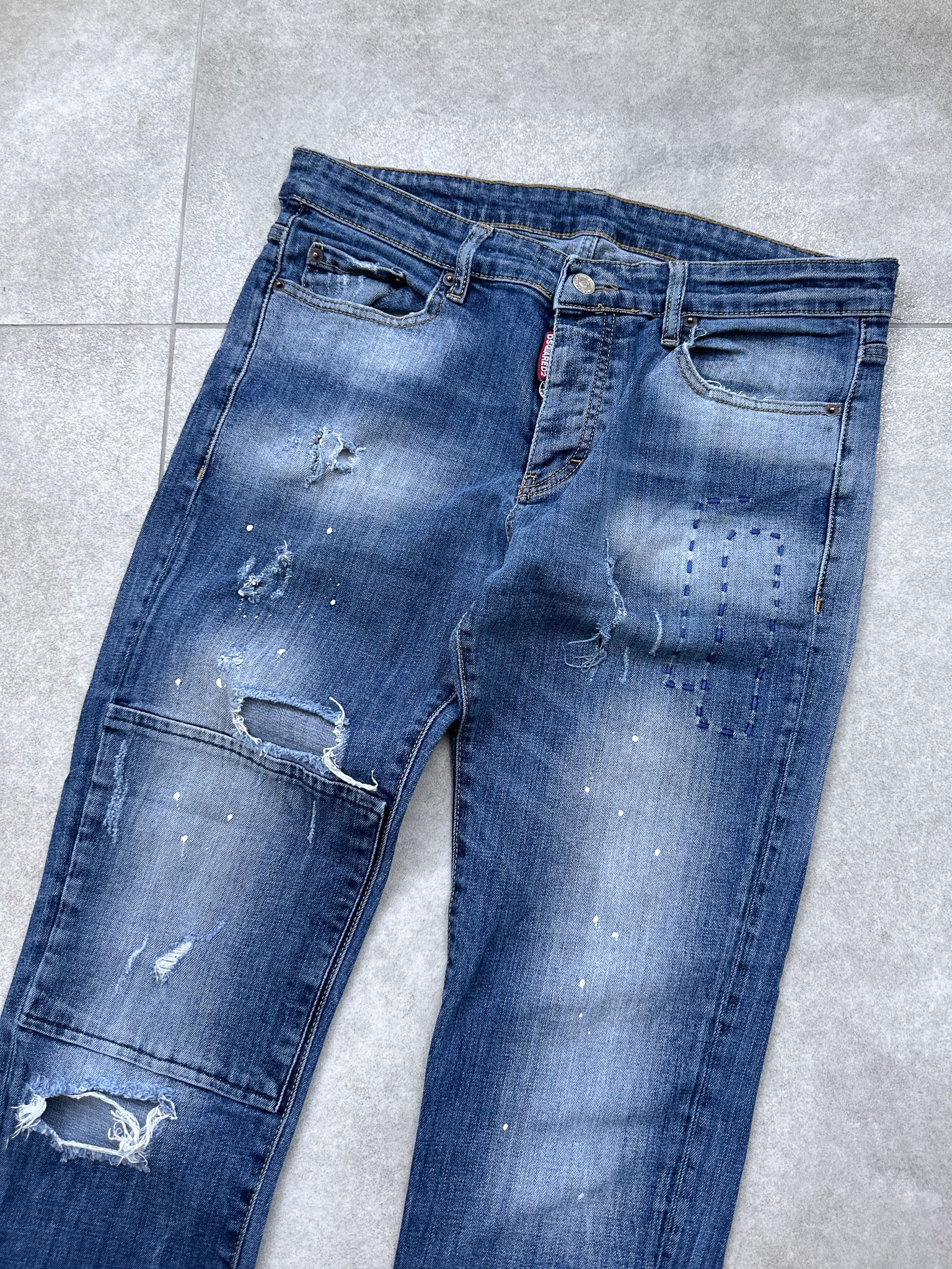 Dsquared2 Dsquared2 Blue Denim Pants Jeans Skinny Size US 32 / EU 48 - 3 Thumbnail