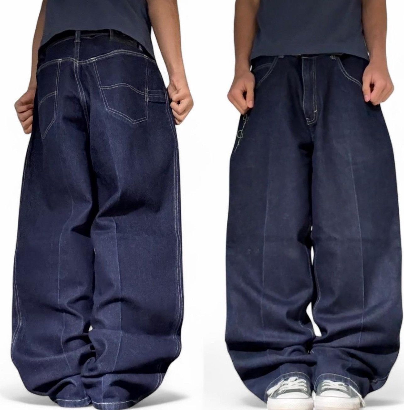 Sean John Dark Wash Baggy Sean John Jeans Size US 36 / EU 52 - 1 Thumbnail