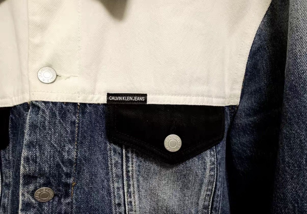 Raf Simons Raf Simons x Calvin Klein Color-block Denim Jacket J37 Size US M / EU 48-50 / 2 - 4 Thumbnail