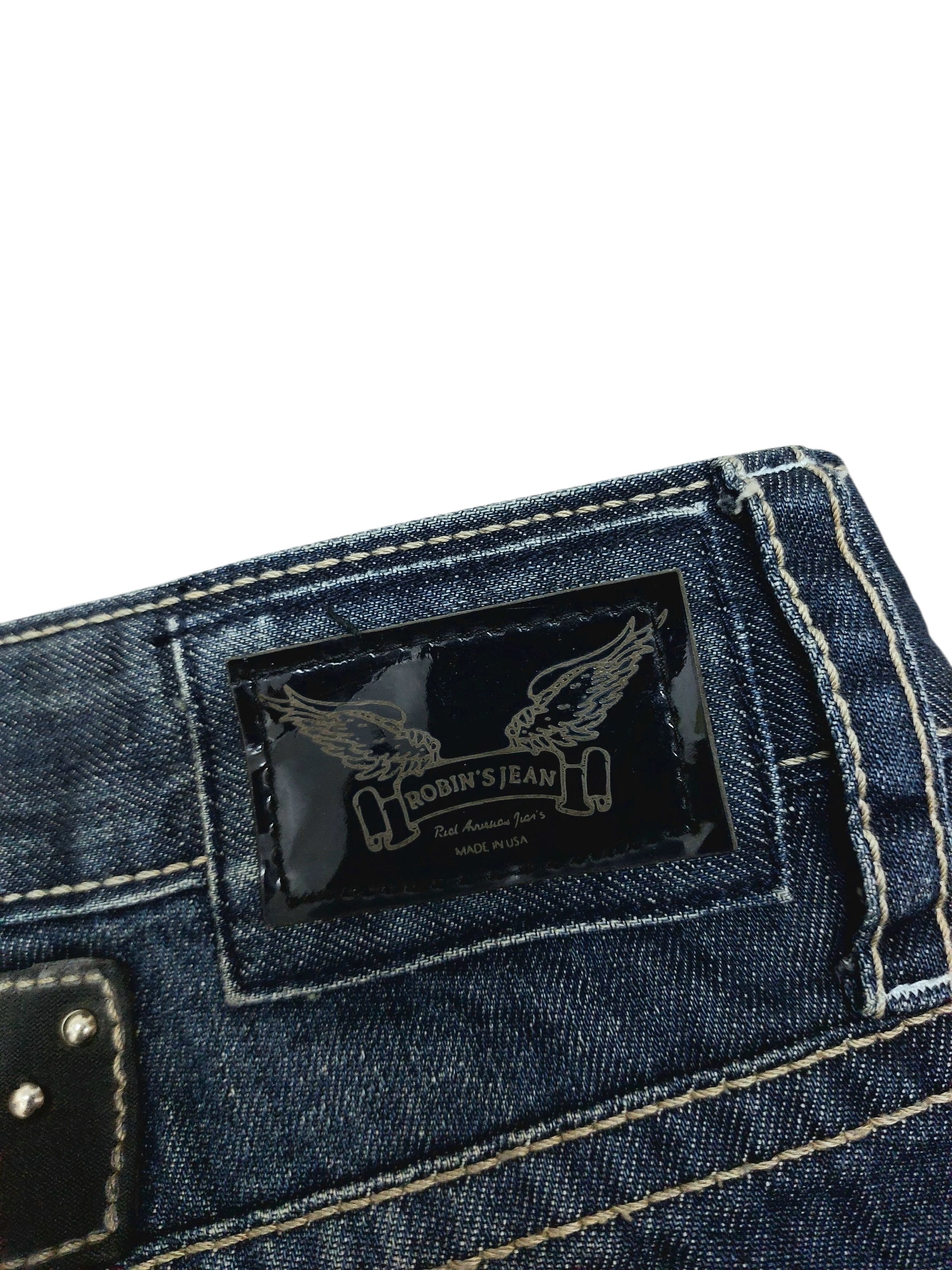 Robins Jeans Robins Jeans Studded Style Vintage Denim Size US 34 / EU 50 - 14 Thumbnail
