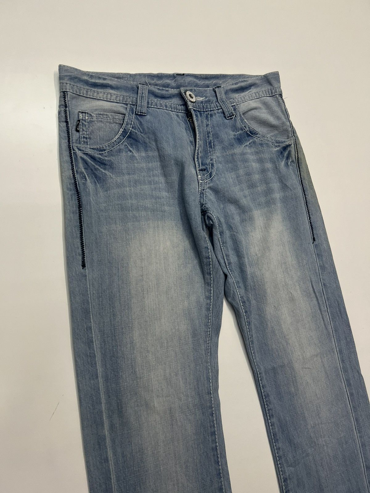 Japanese Brand Blue MoonBlue Denim Jeans Size 32 Size US 32 / EU 48 - 4 Thumbnail