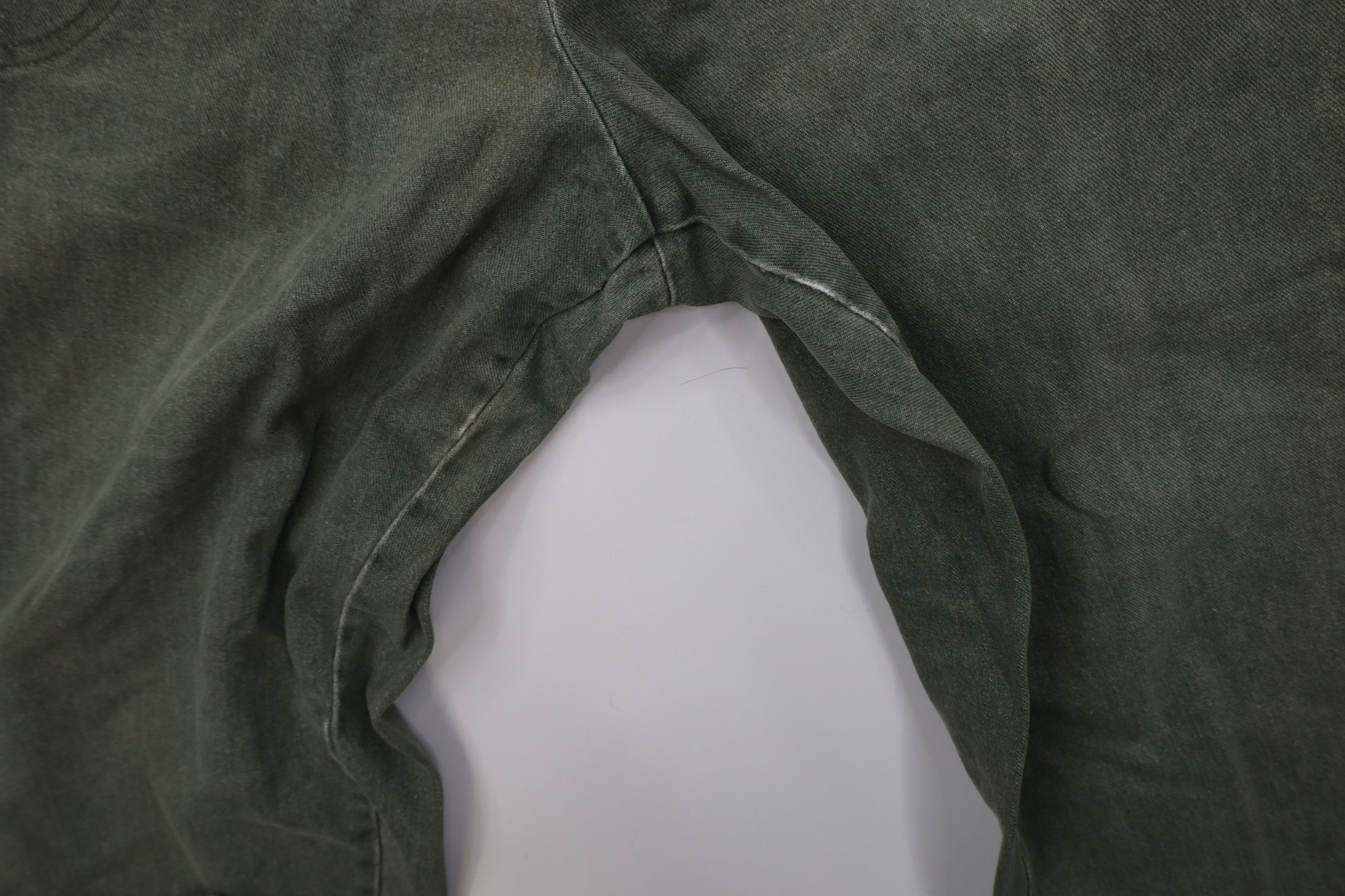 Vintage Vintage 90s Streetwear Fit Utility Denim Jeans Green USA Size 40" / US 18 - 6 Thumbnail