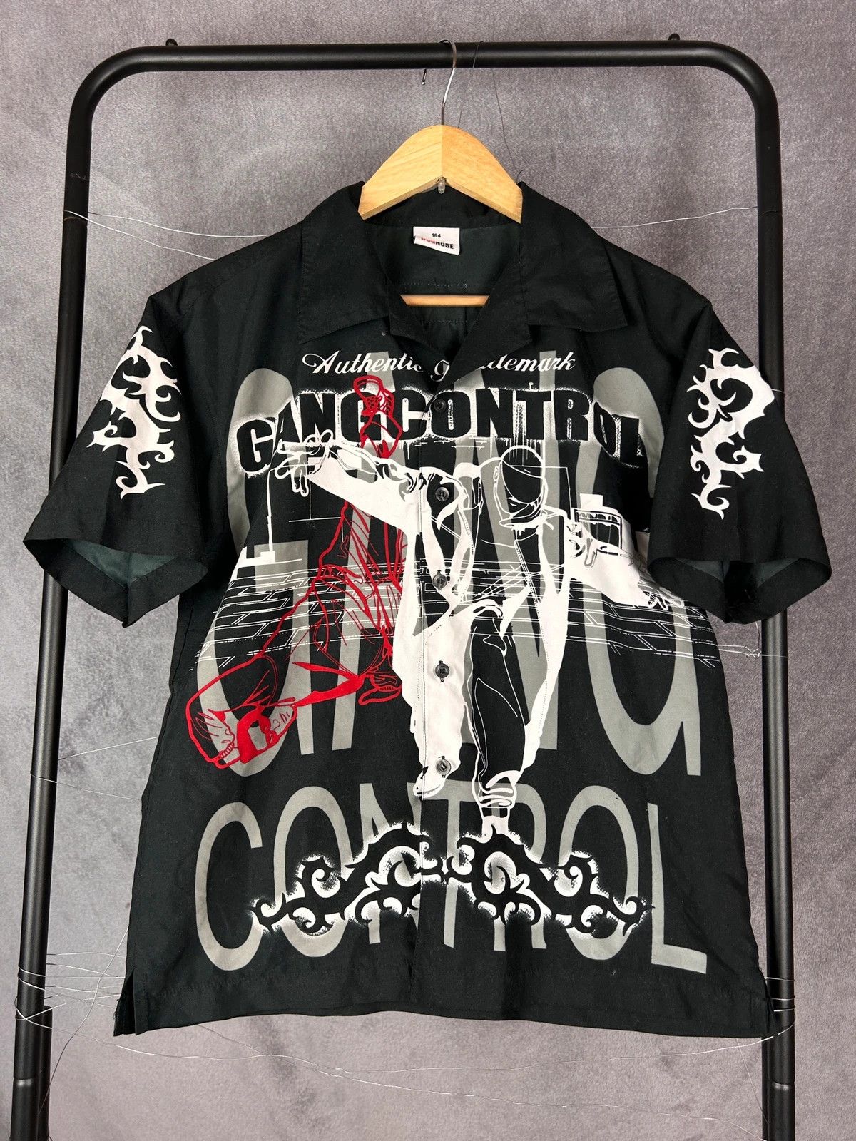 Other Gang Control Skate black shirt all over print spellout Size US M / EU 48-50 / 2 - 1 Thumbnail