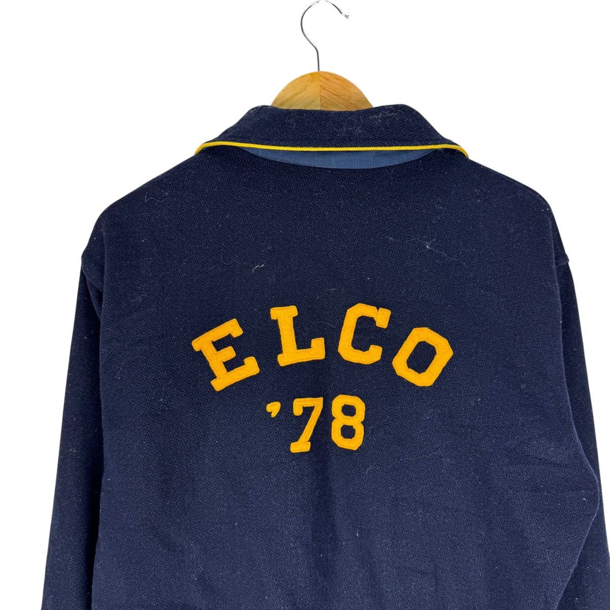 Vintage ☀️VINTAGE 70s UNION EMBLEM ELCO 78 LETTERMAN VARSITY JACKET Size US L / EU 52-54 / 3 - 6 Thumbnail