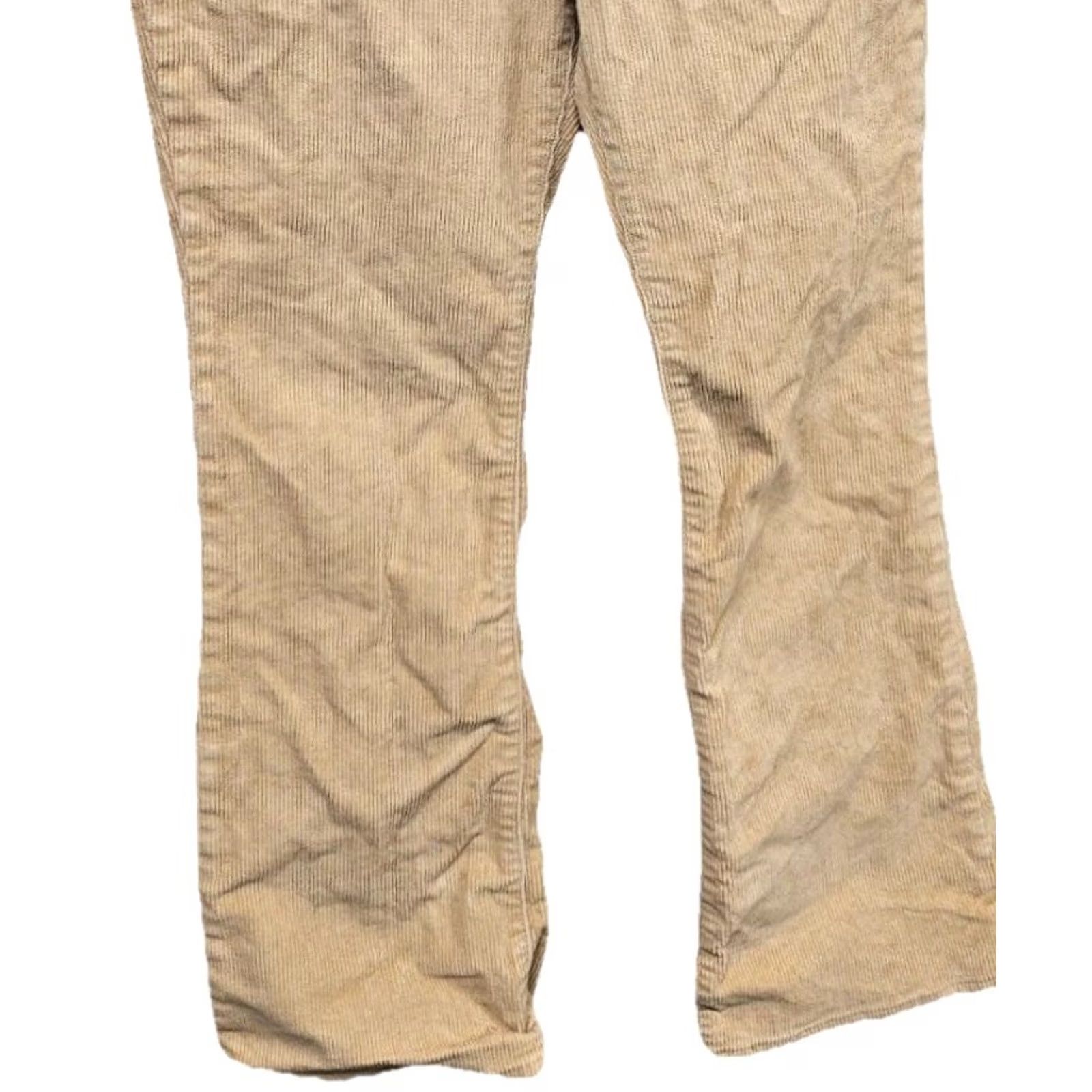 Levi's Levi’s Corduroy Premium Ribcage Boot Jeans Women’s Sz 30 High Rise Khaki Beige Regular Bootcut Denim Pants Women Size 30" / US 8 / IT 44 - 3 Thumbnail