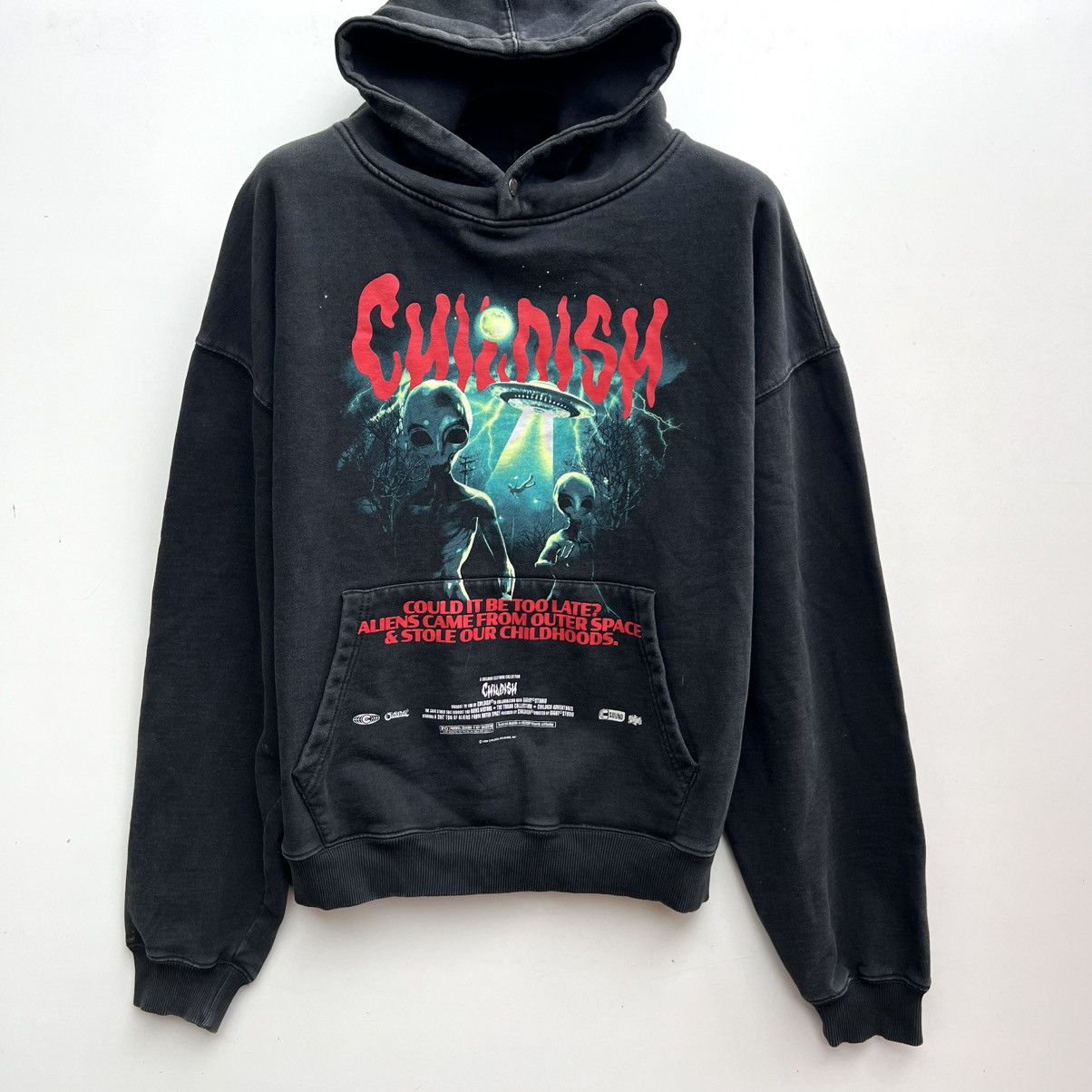 Vintage Childish UFO Aliens hoodie vintage Size US XL / EU 56 / 4 - 1 Thumbnail