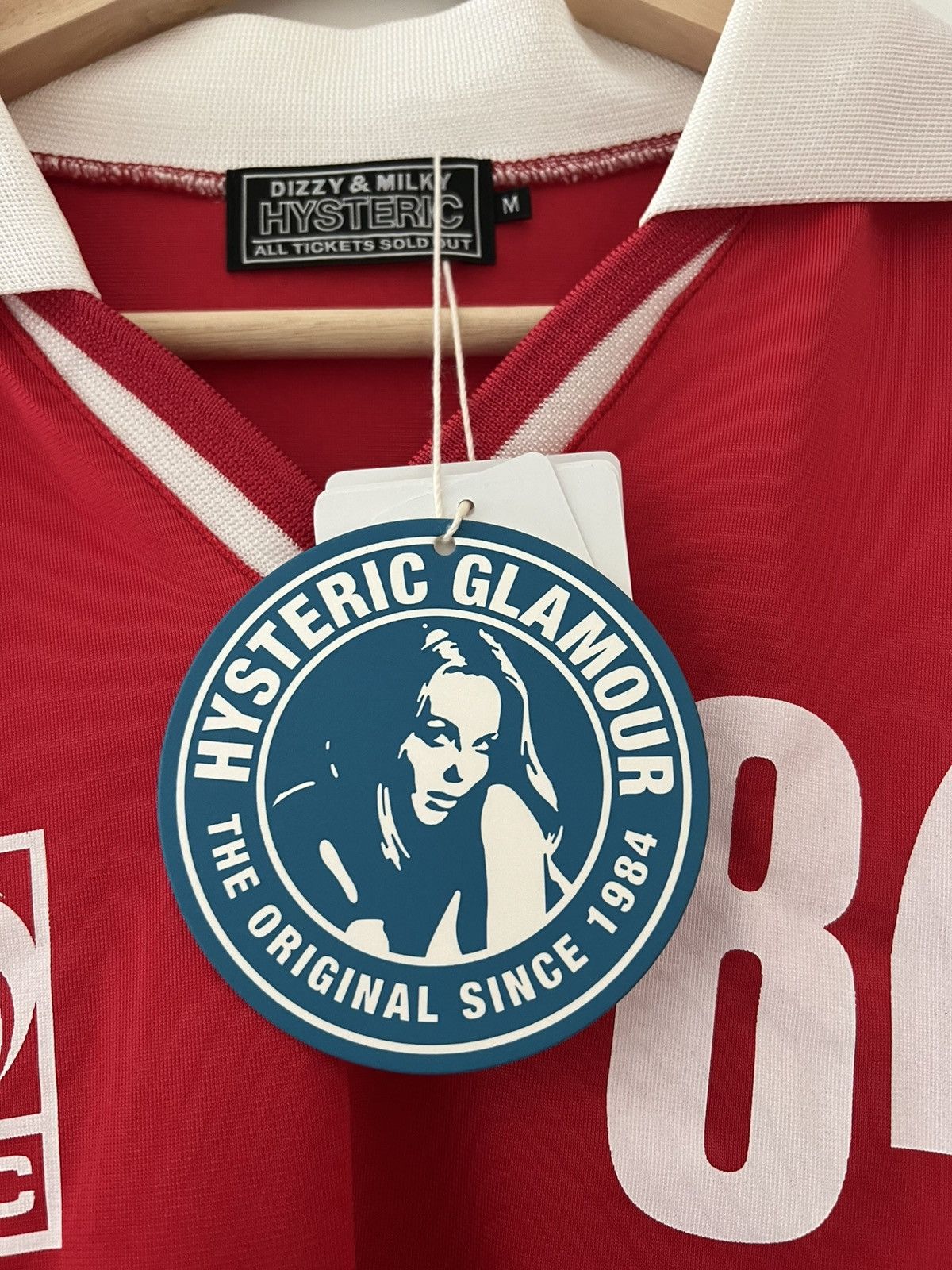 Hysteric Glamour Red Soccer Jersey Size US M / EU 48-50 / 2 - 8 Thumbnail