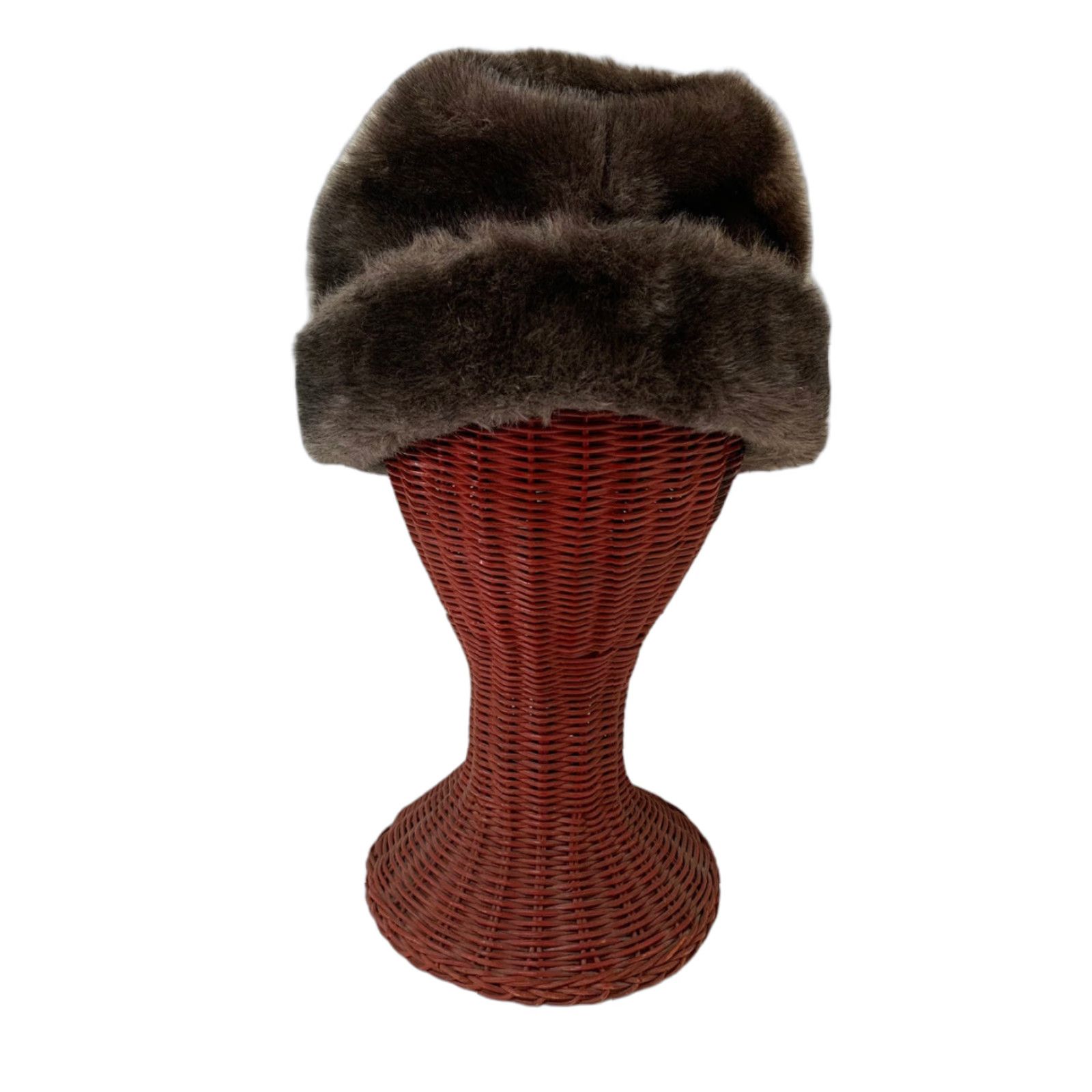 Vintage VINTAGE Glenoit Glenara Regina Brown Fur Shaggy Bucket Hat USA One Size Size ONE SIZE - 1 Thumbnail