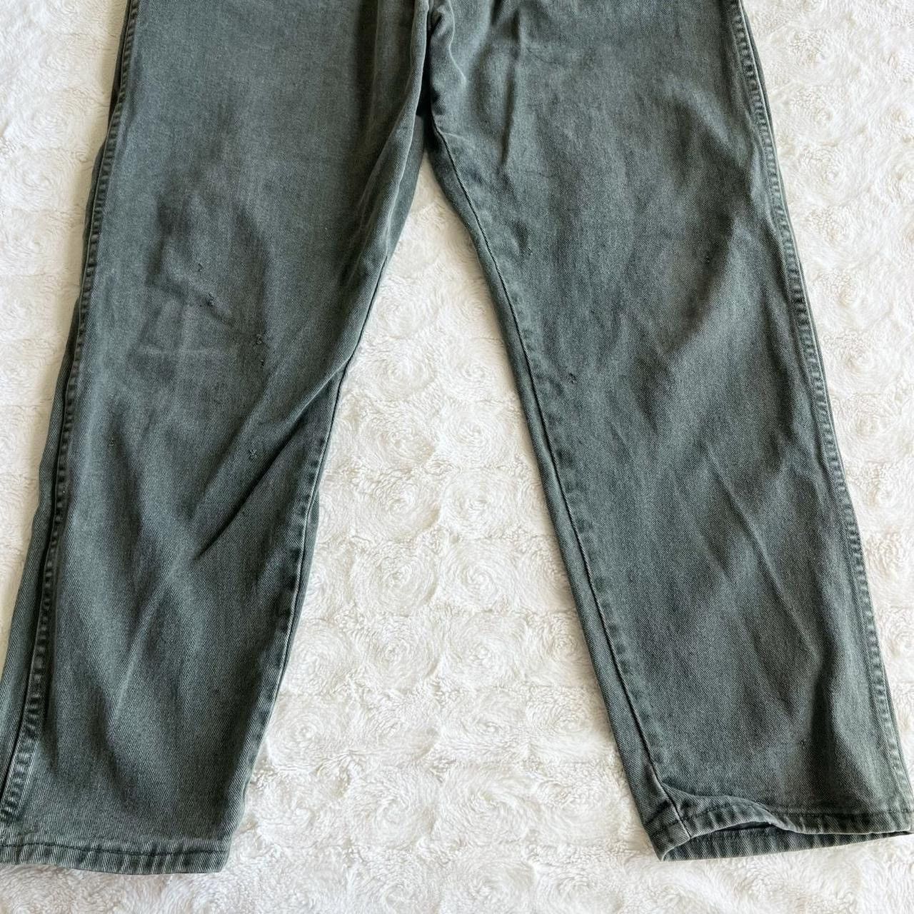 Wrangler Vintage Wrangler Jeans Mens 35x29 *Tag 38x30 Green Straight Size US 35 - 5 Thumbnail