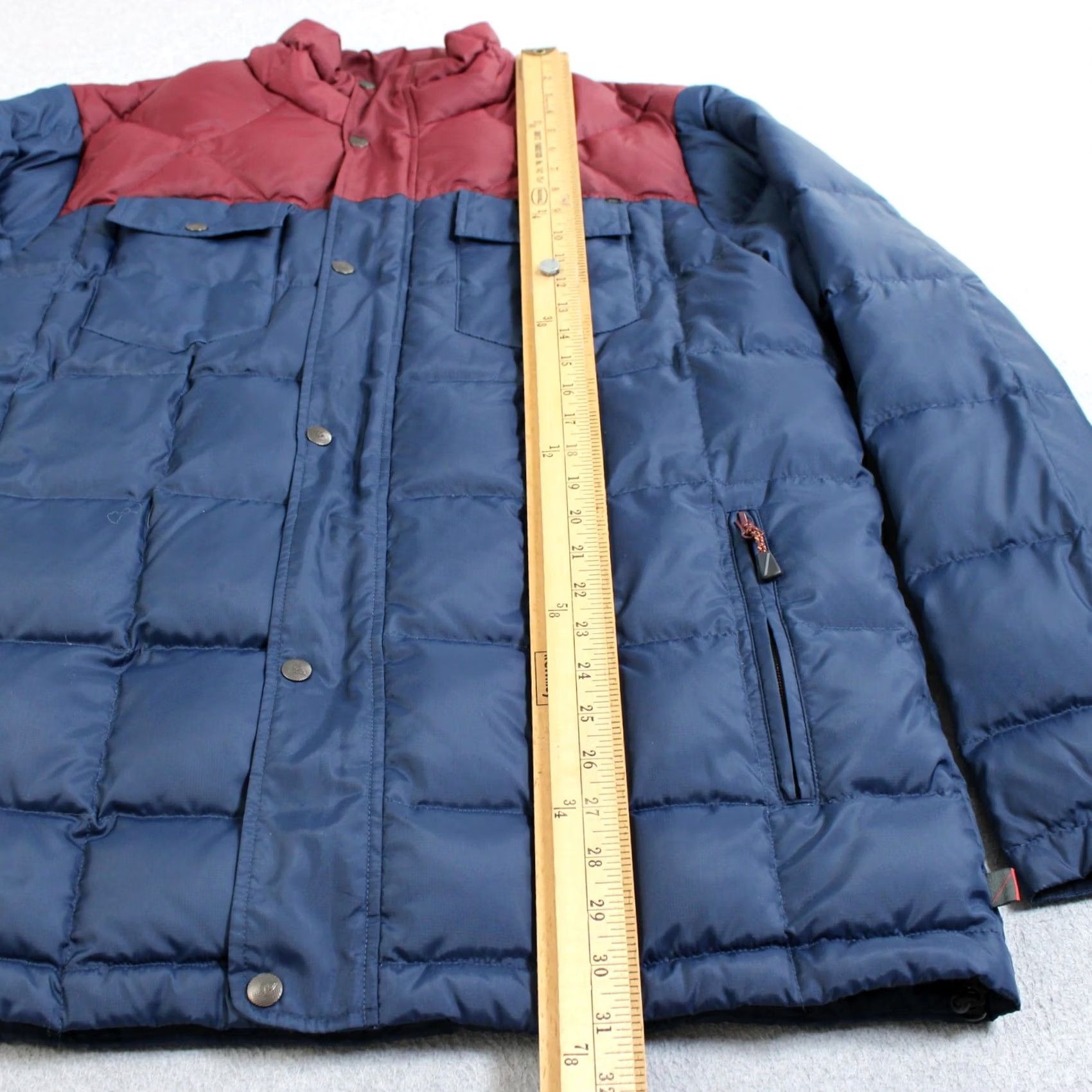 Quiksilver Quiksilver Puffer Jacket Men XL Blue Quilted Full Zip Colorblock Down Coat Y2K Size US XL / EU 56 / 4 - 6 Thumbnail