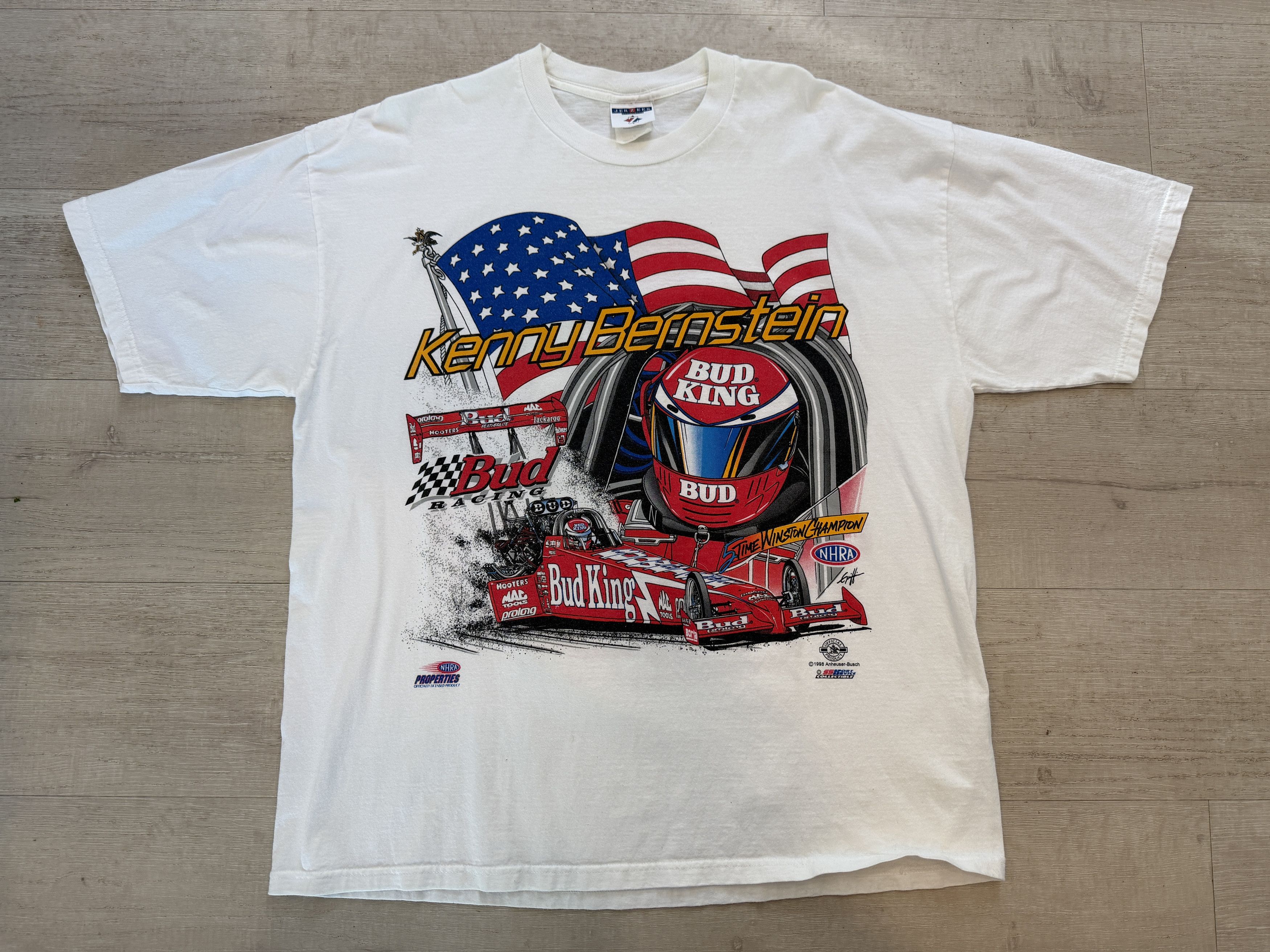 Budweiser Vintage Budweiser NHRA Racing tee Size US L / EU 52-54 / 3 - 1 Thumbnail