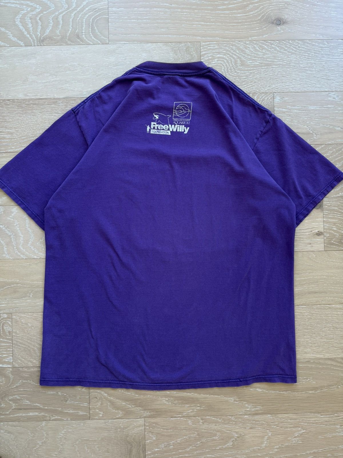 Jerzees Rare 90s Free Willy Foundation Orca Whale Vintage Shirt Size US XL / EU 56 / 4 - 2 Thumbnail