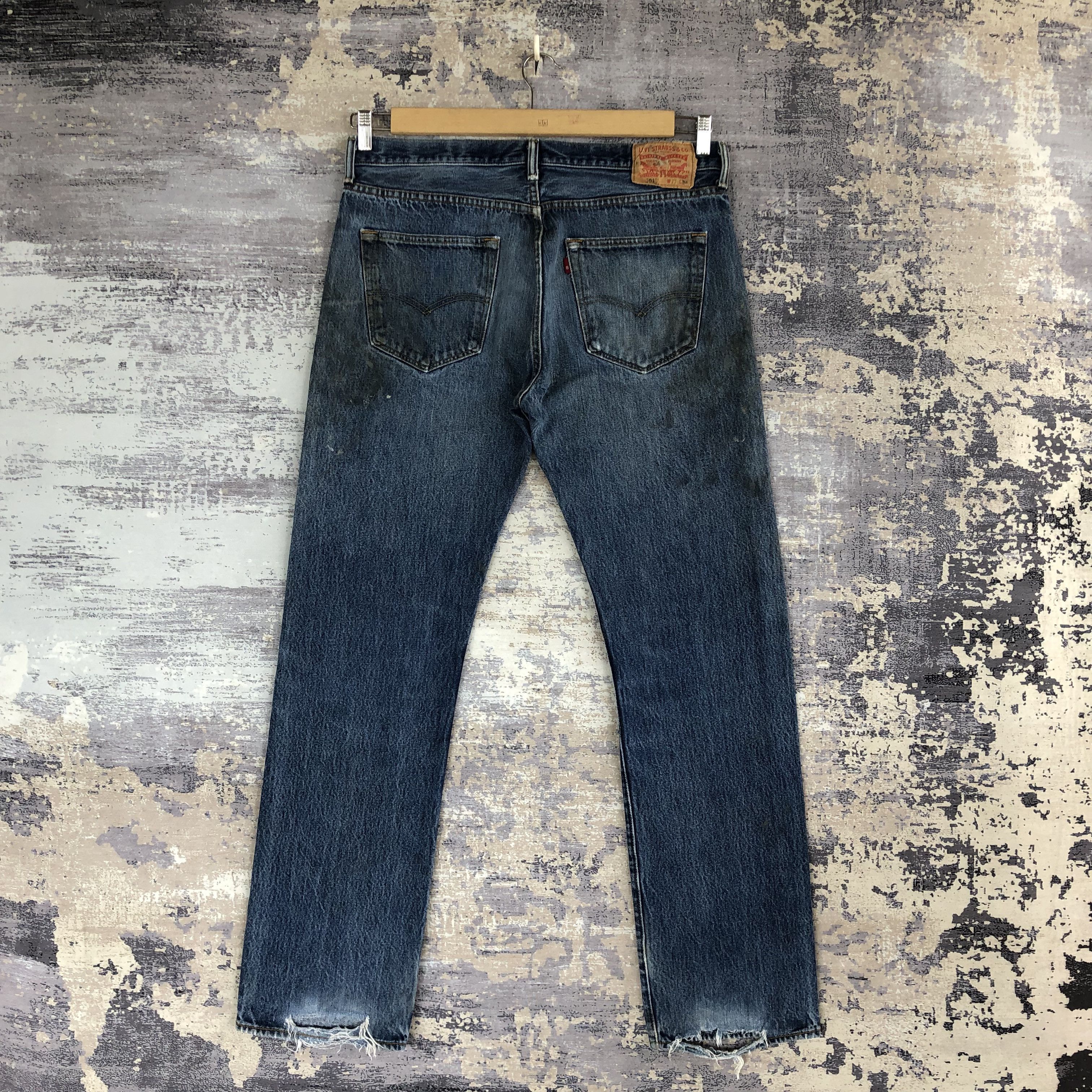 Levi's Vintage Levis 501 Jeans Levi's Dirty Stone Wash Denim Size US 36 / EU 52 - 2 Thumbnail