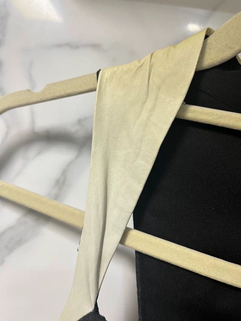 Helmut Lang HELMUT LANG size4 Flax blended leather vest dress Size M / US 6-8 / IT 42-44 - 3 Thumbnail