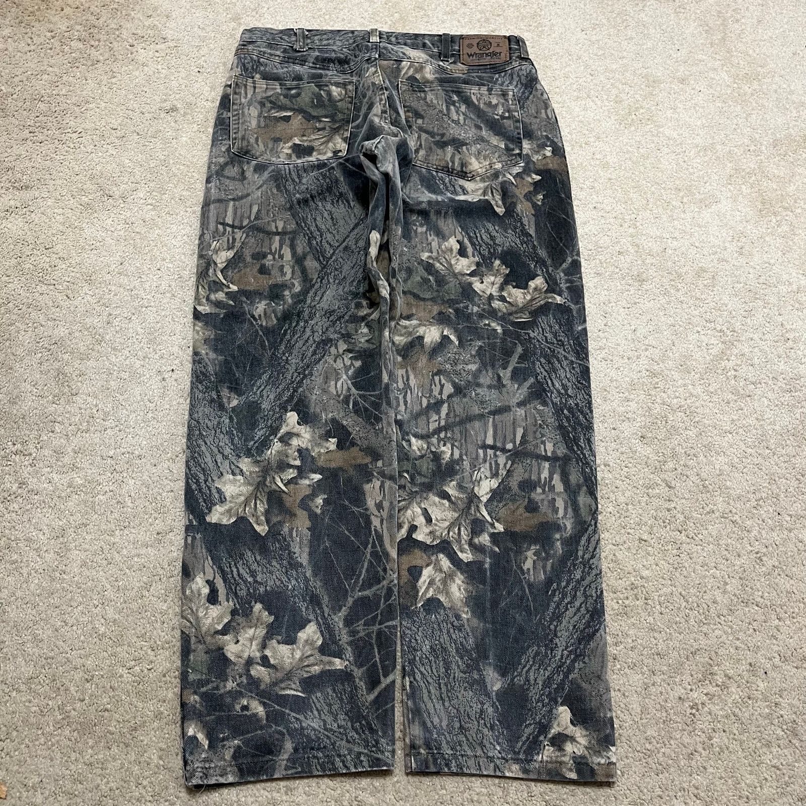 Wrangler Vintage Wrangler Camouflage Double Knee Carpenter Pants 36W Size US 36 / EU 52 - 2 Thumbnail