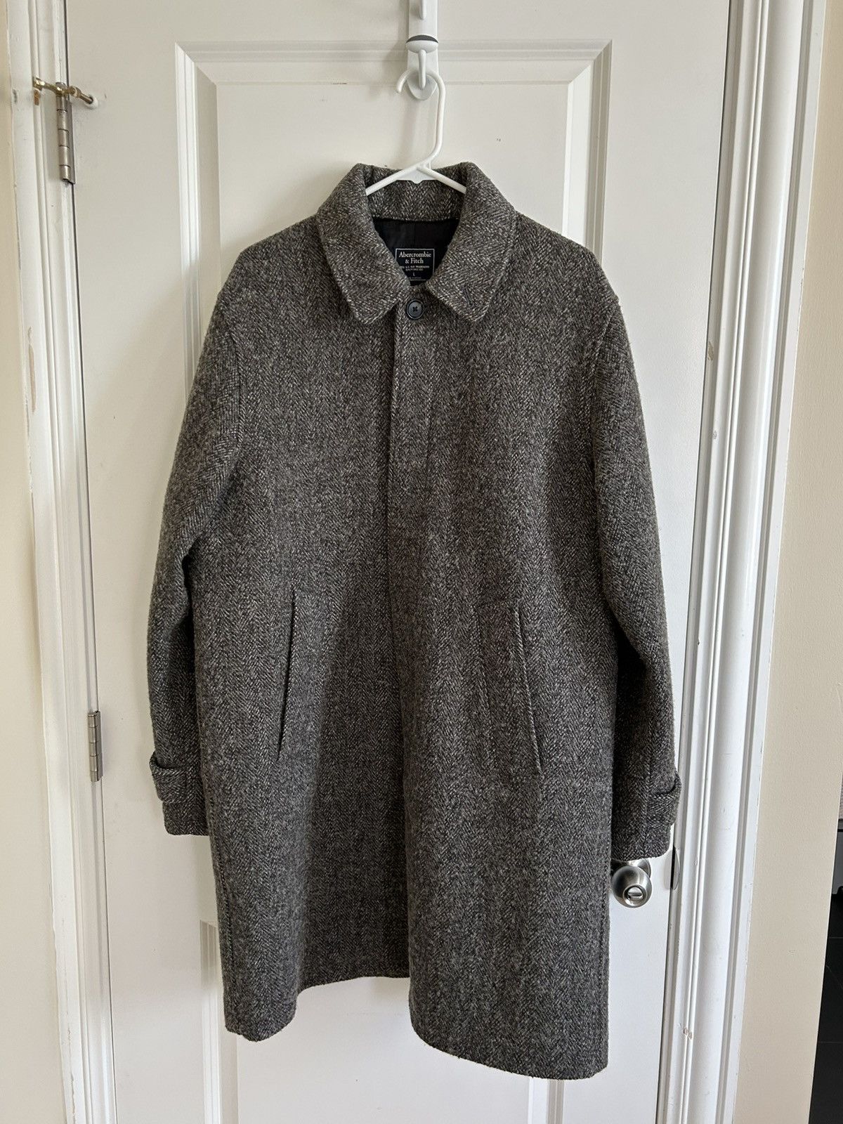 Abercrombie & Fitch Abercrombie Overcoat Size US L / EU 52-54 / 3 - 1 Thumbnail
