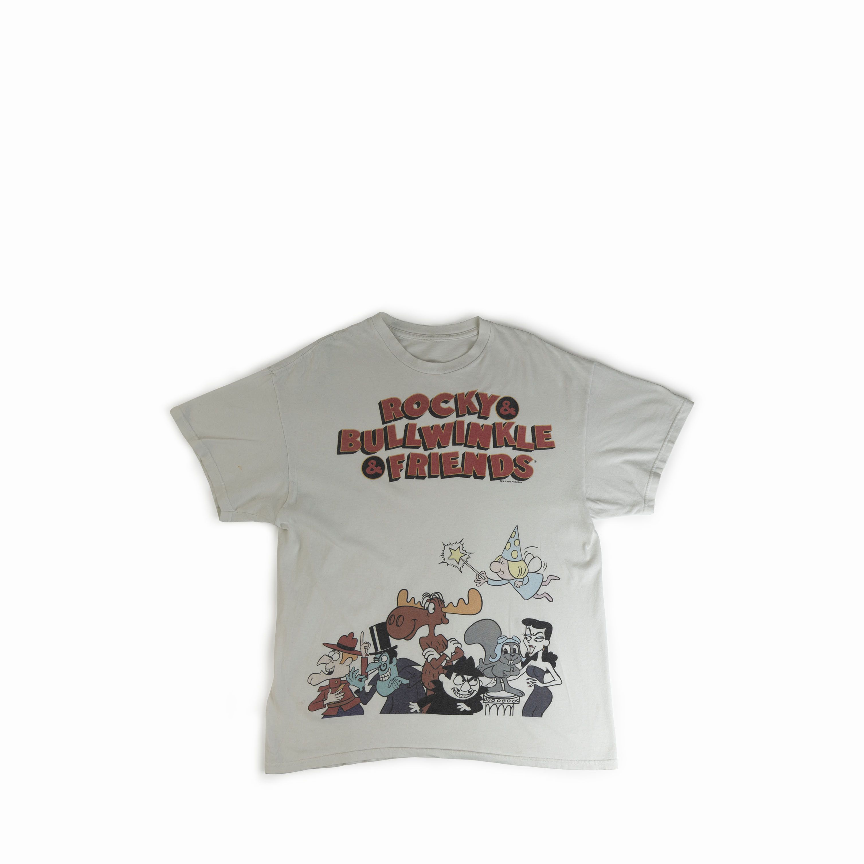 Cartoon Network × Vintage Vintage 1990's Rocky & Bullwinkle Cartoon Network Tee Shirt Size US L / EU 52-54 / 3 - 1 Thumbnail
