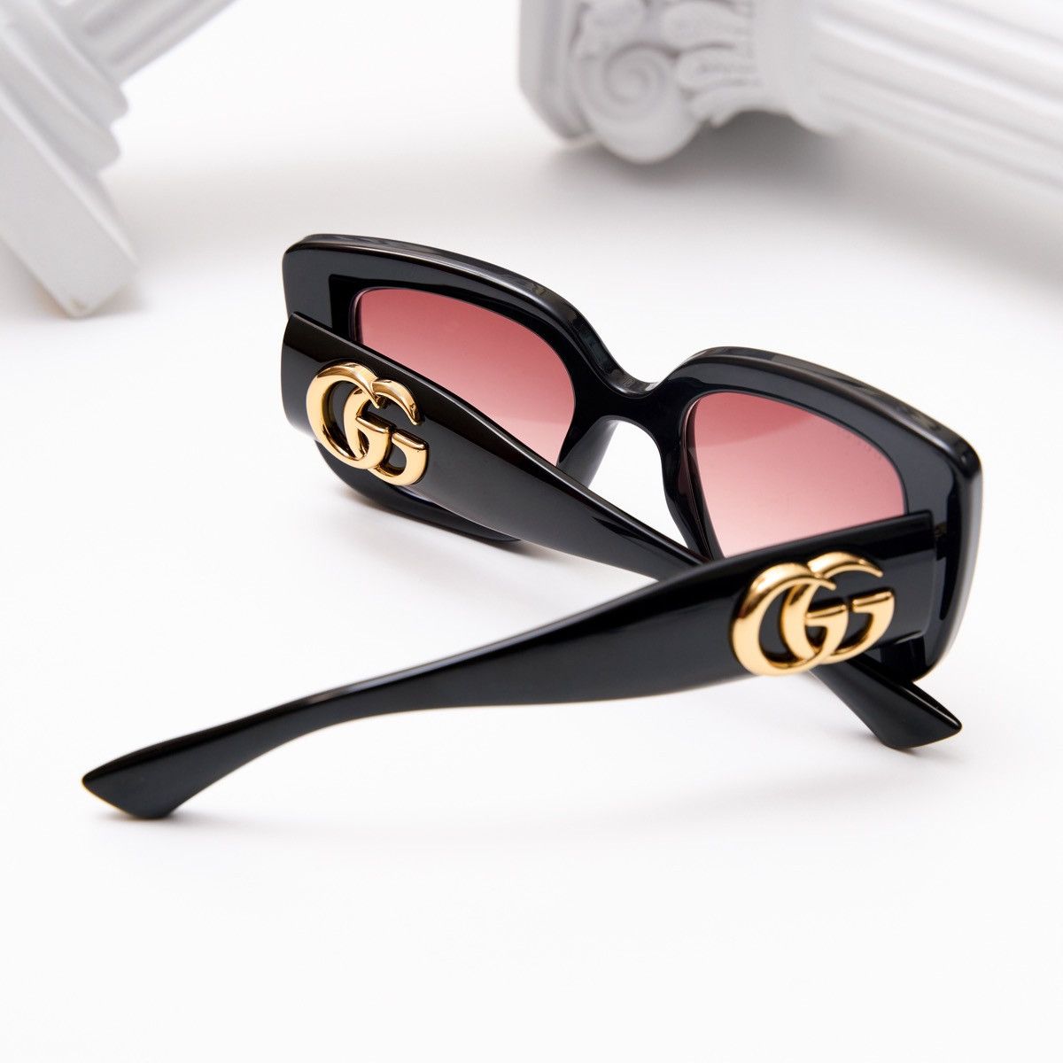 Gucci GUCCI GG1975S 001 SUNGLASSES Size ONE SIZE - 7 Thumbnail
