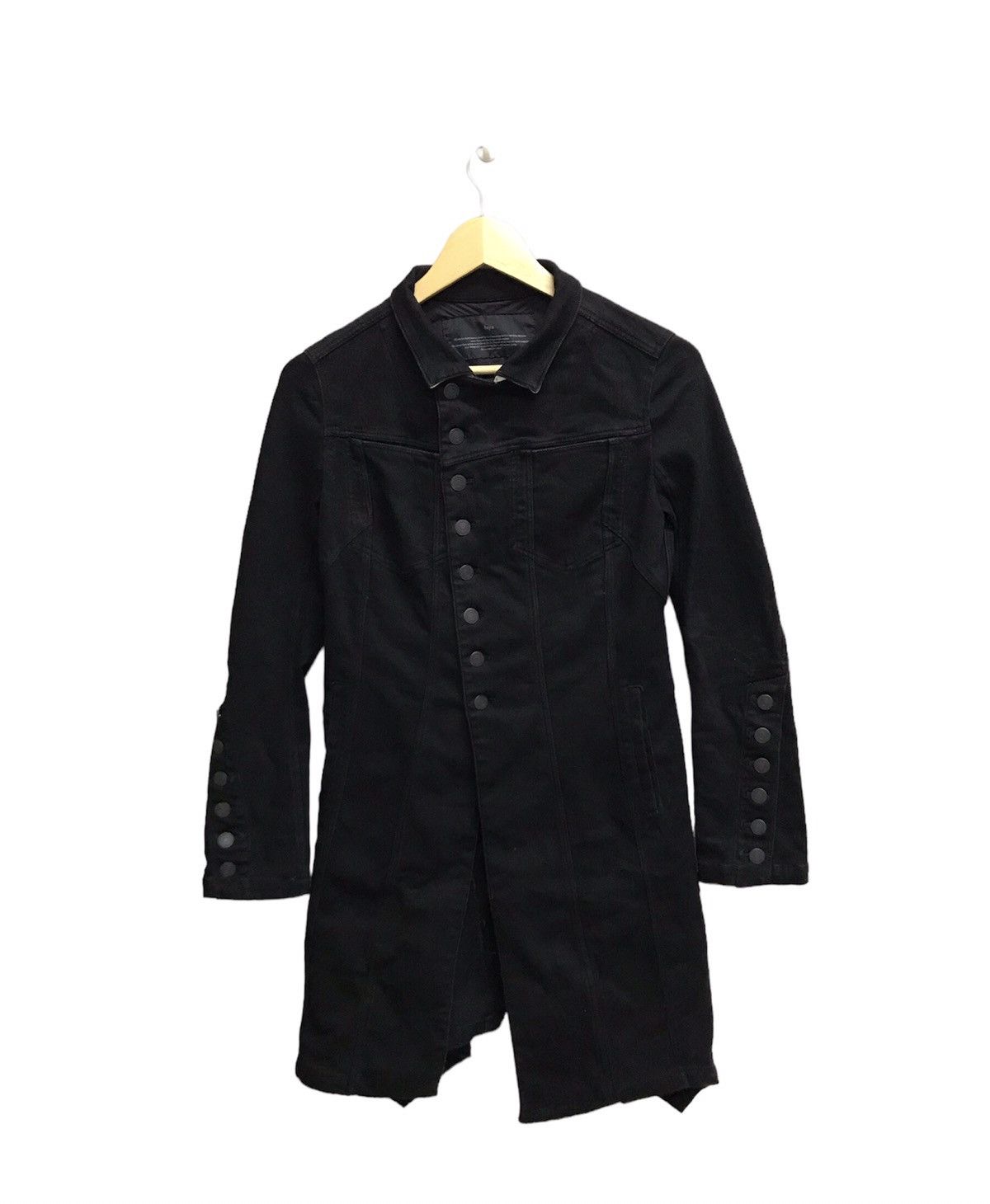 image of Bajra Denim Long Style Jacket in Black, Women's (Size XS)