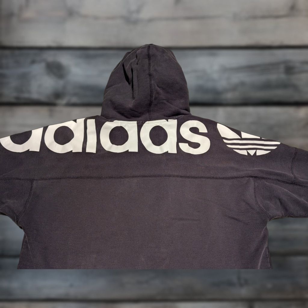Adidas Adidas Originals RYV Hoodie Big Back Spell Out OTH Pullover Medium Men's Black Size US M / EU 48-50 / 2 - 1 Thumbnail