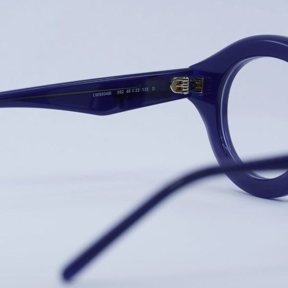 Loewe 🕶️ New Loewe LW50048I 092 Eyeglasses - Shiny Navy Blue Fram Size ONE SIZE - 8 Thumbnail
