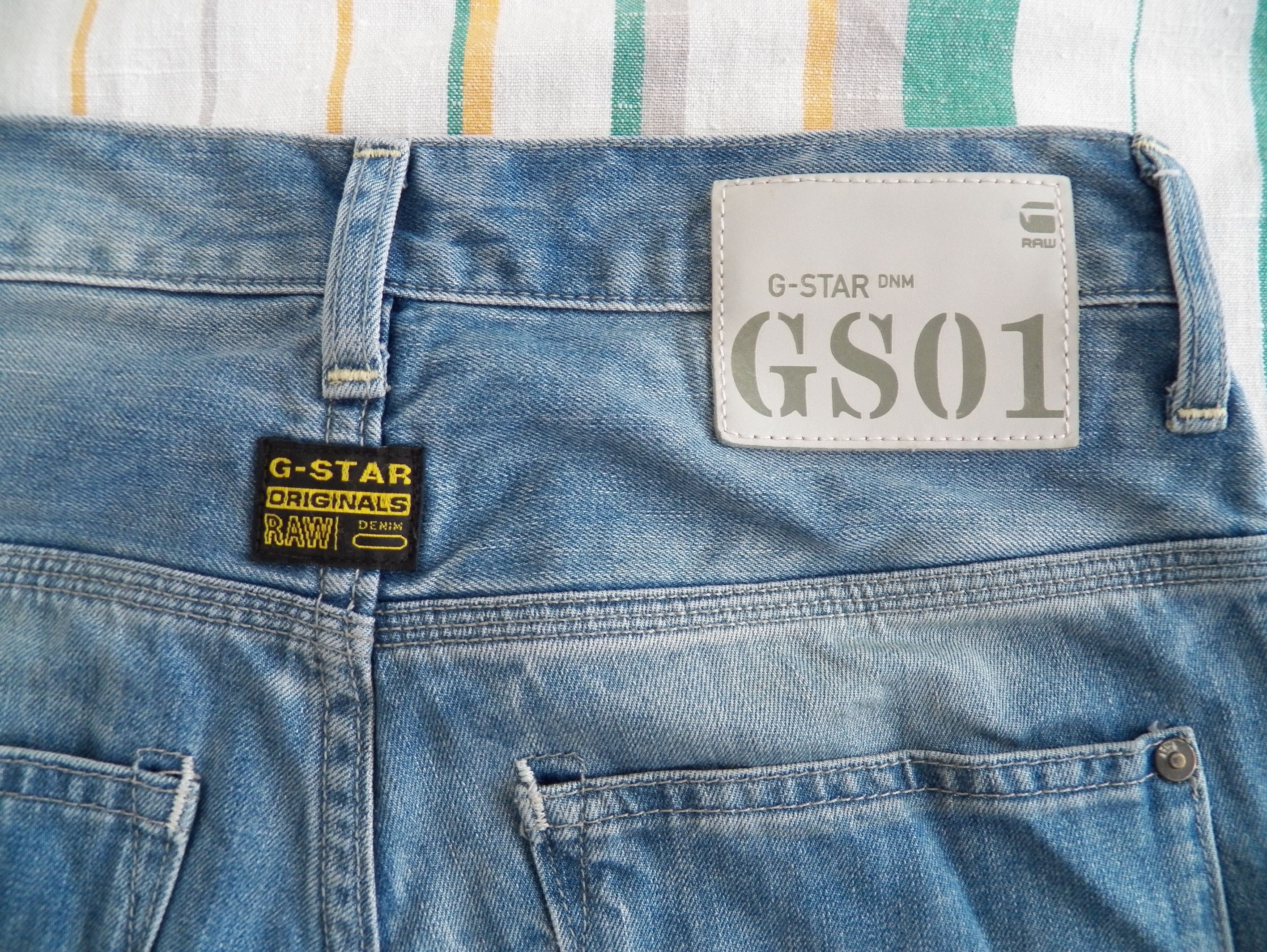 G-Star G-Star RAW New Radar Slim Mens Jeans W29 L30 Light Aged Size US 29 - 6 Thumbnail