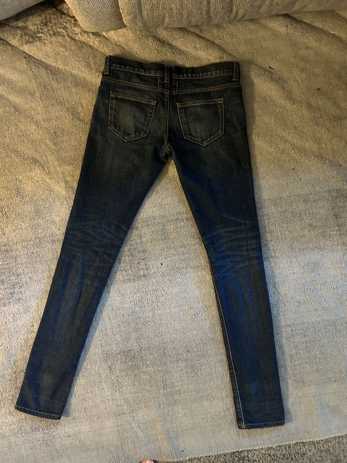 Saint Laurent Paris Saint laurent paris d01 indigo wash hedi slimane Size US 26 / EU 42 - 2 Thumbnail
