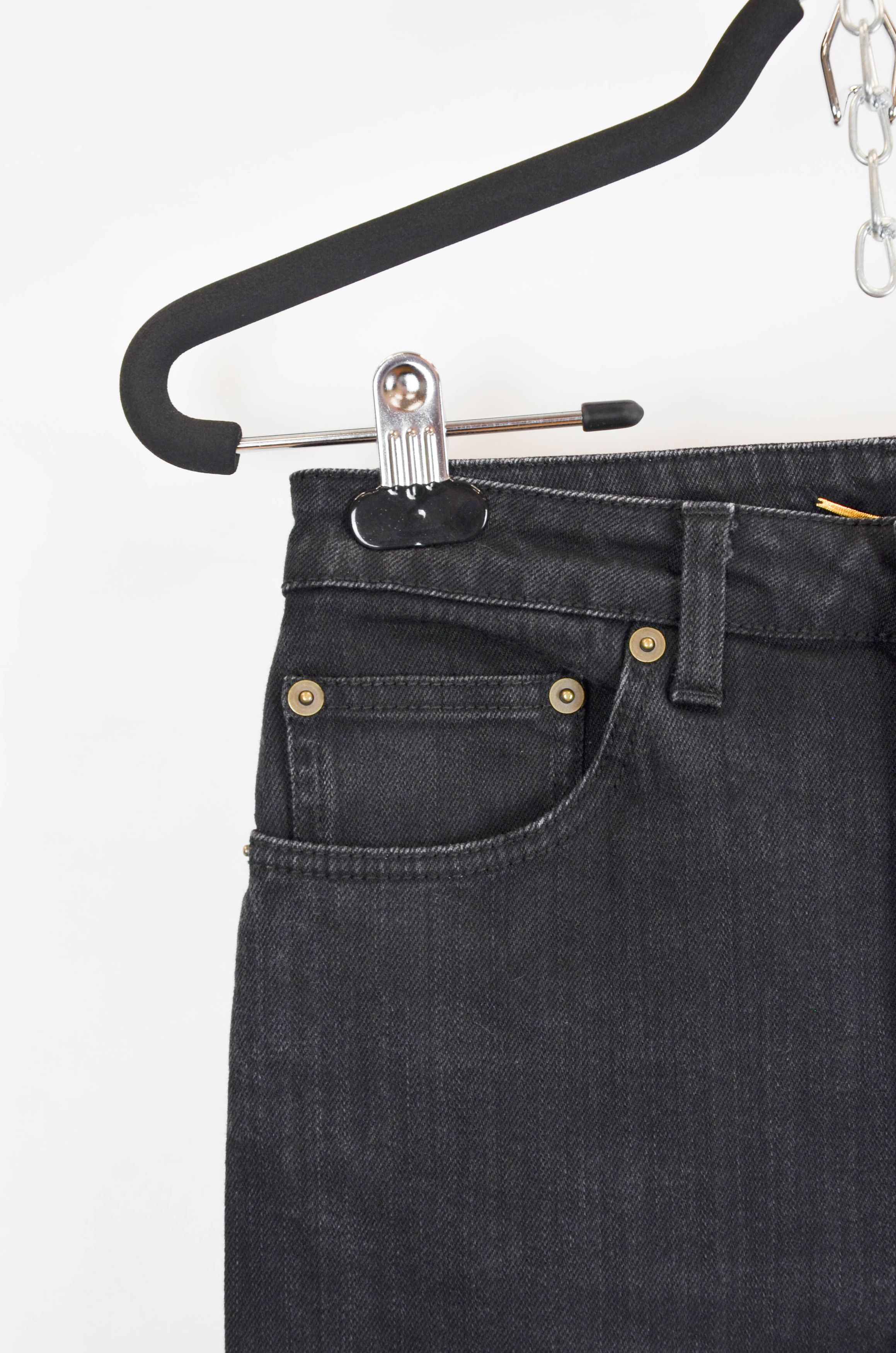 Saint Laurent Paris D04 Skinny Jeans Black - Size 28
