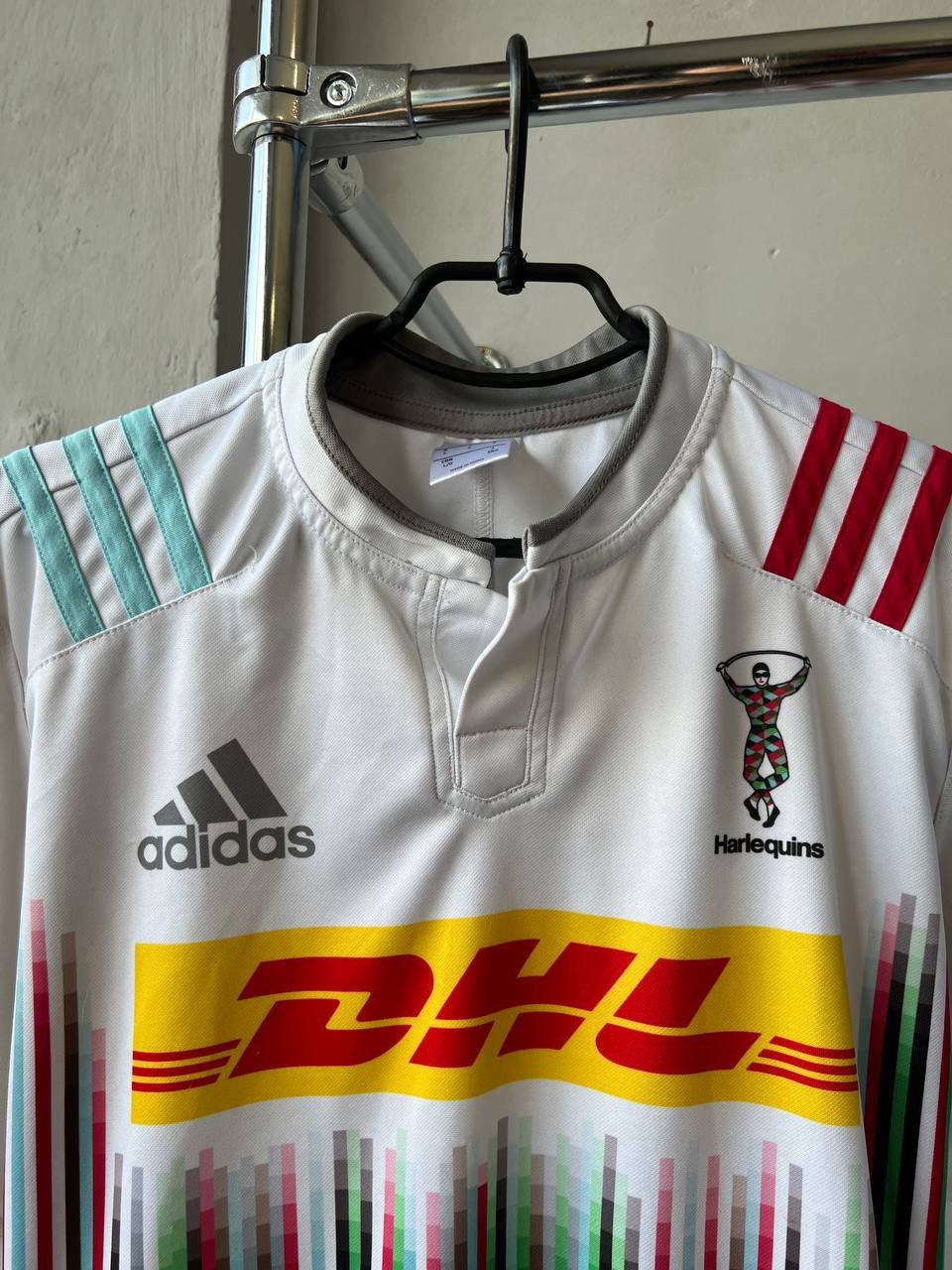 Adidas 2015/16 HERLEQUINS AWAY RUGBY UNION JERSEY SHIRT DHL ADIDAS Size US L / EU 52-54 / 3 - 4 Thumbnail