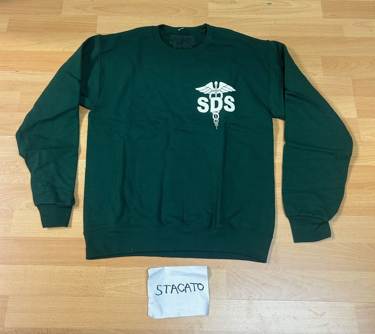 Superrradical × Tyler Grosso Superrradical Tyler Grosso Delivery Crewneck Green Size US S / EU 44-46 / 1 - 2 Thumbnail