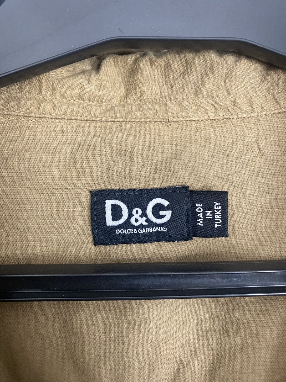 Dolce & Gabbana Dolce & Gabbana Multipocket Light Brown Shirt 50 fit M/L Size US M / EU 48-50 / 2 - 3 Thumbnail