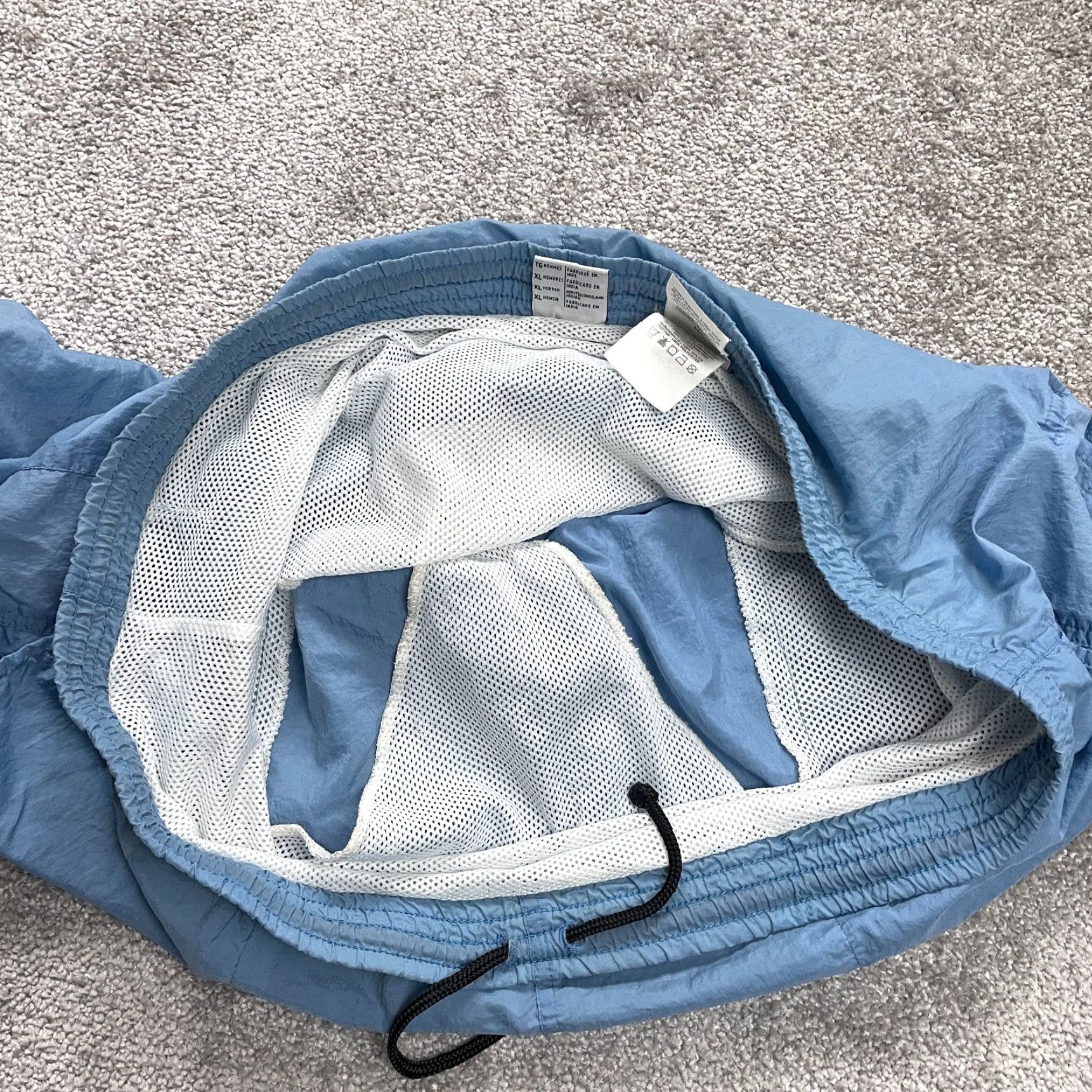 Vintage Columbia Water Shorts Mens XL Blue Elastic Waist Pockets Nylon Swimming Trunks Size US 36 / EU 52 - 3 Thumbnail