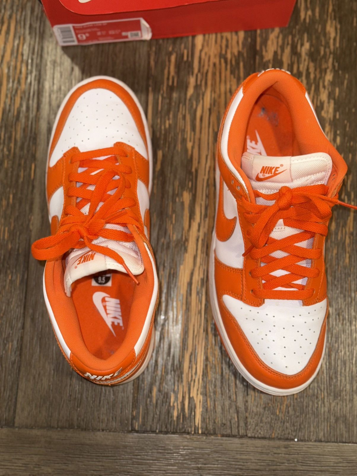 Nike Nike Dunk Low Syracuse Orange Size US 9.5 / EU 42-43 - 2 Thumbnail