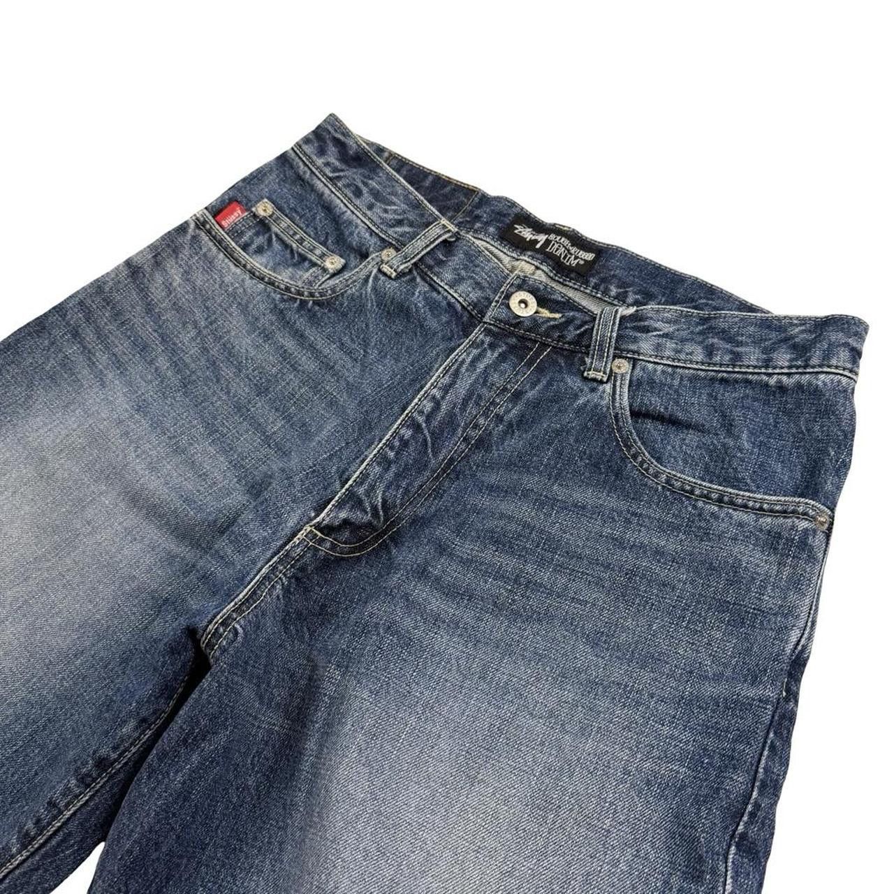 Stussy Vintage 2000s Stussy Denim Shorts / Jorts - Waist: 30” Size US 30 / EU 46 - 5 Thumbnail