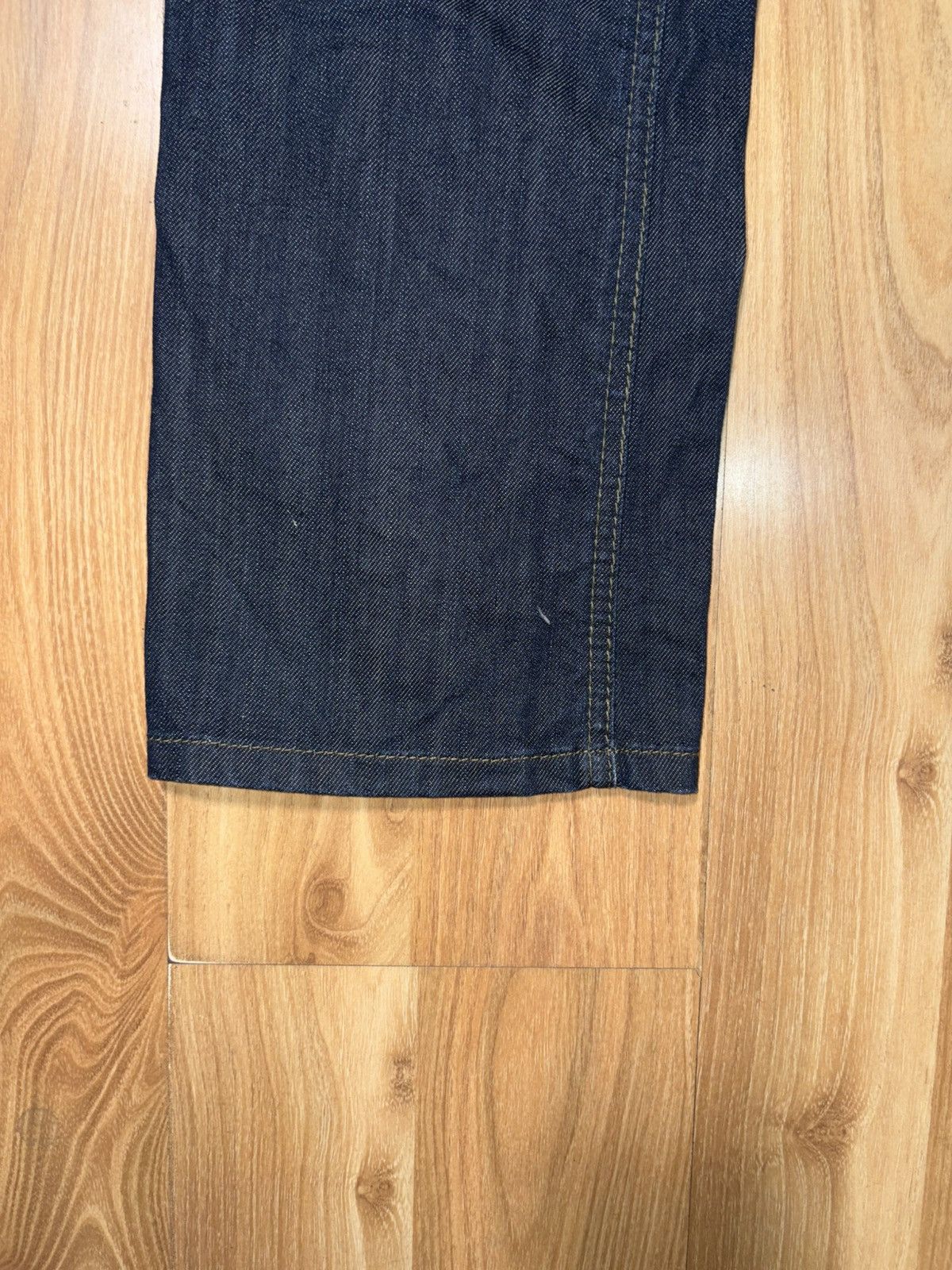 Lee VTG Lee Y2K Snap Button Convertible Flare Jeans Indigo Blue Size US 34 / EU 50 - 4 Thumbnail